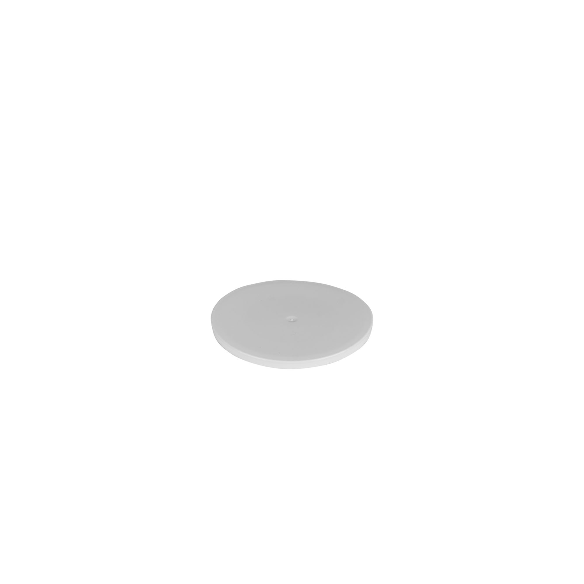 Uždengimo diskas 50 ml „Bianca“, PP plastikas, baltas