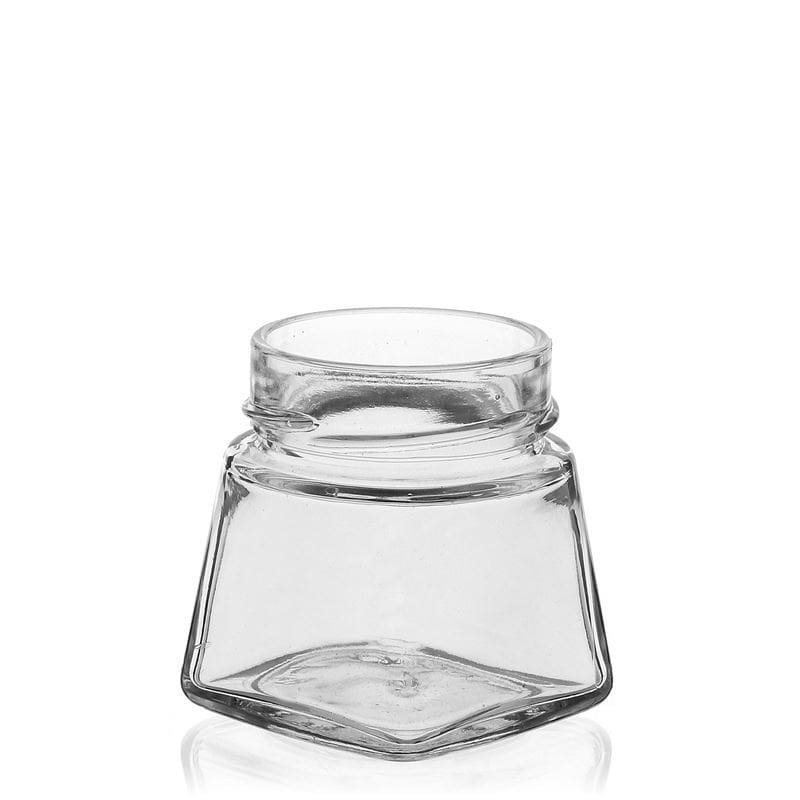 106 ml keturkampis stiklas „Luxor“, anga: Deep-Twist-Off (DTO 58)