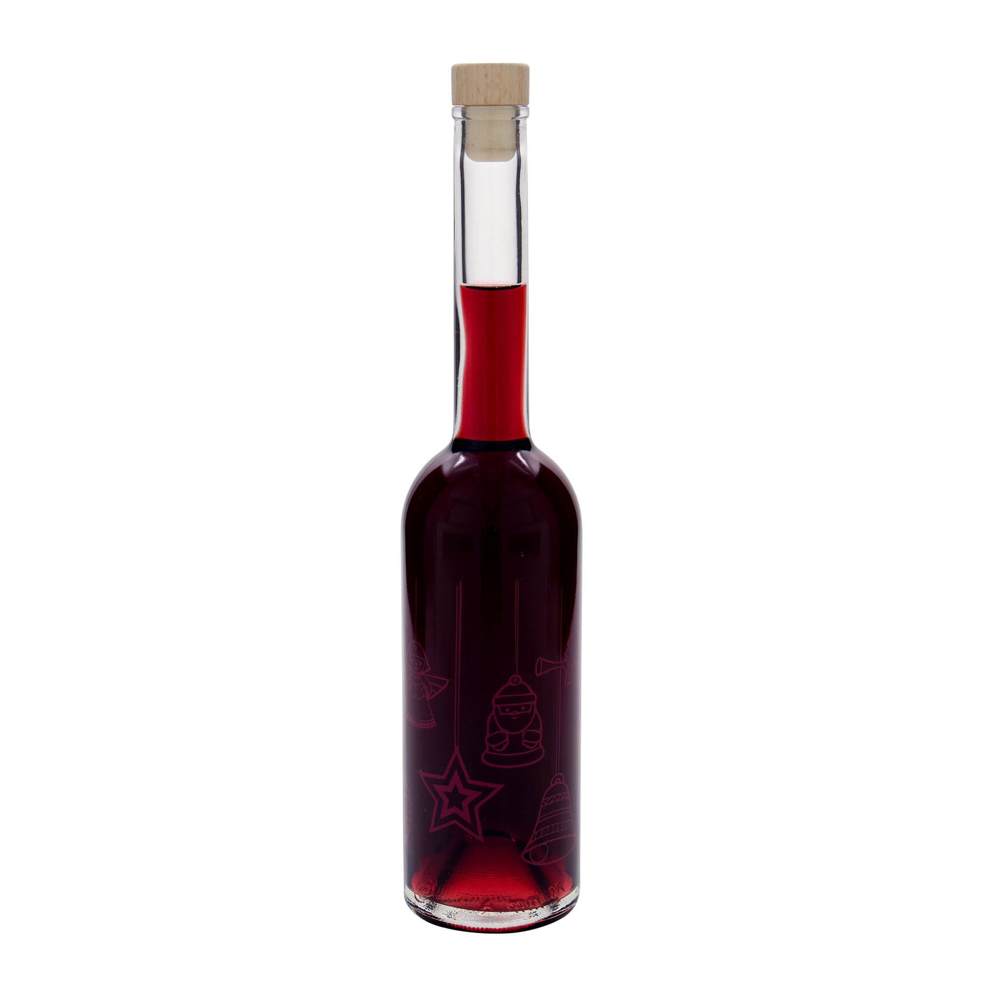 500 ml stiklinis butelis „Opera“, motyvas: žvaigždės, anga: kamštis 500 ml stiklinis butelis „Opera“, motyvas: žvaigždės, anga: kamštis