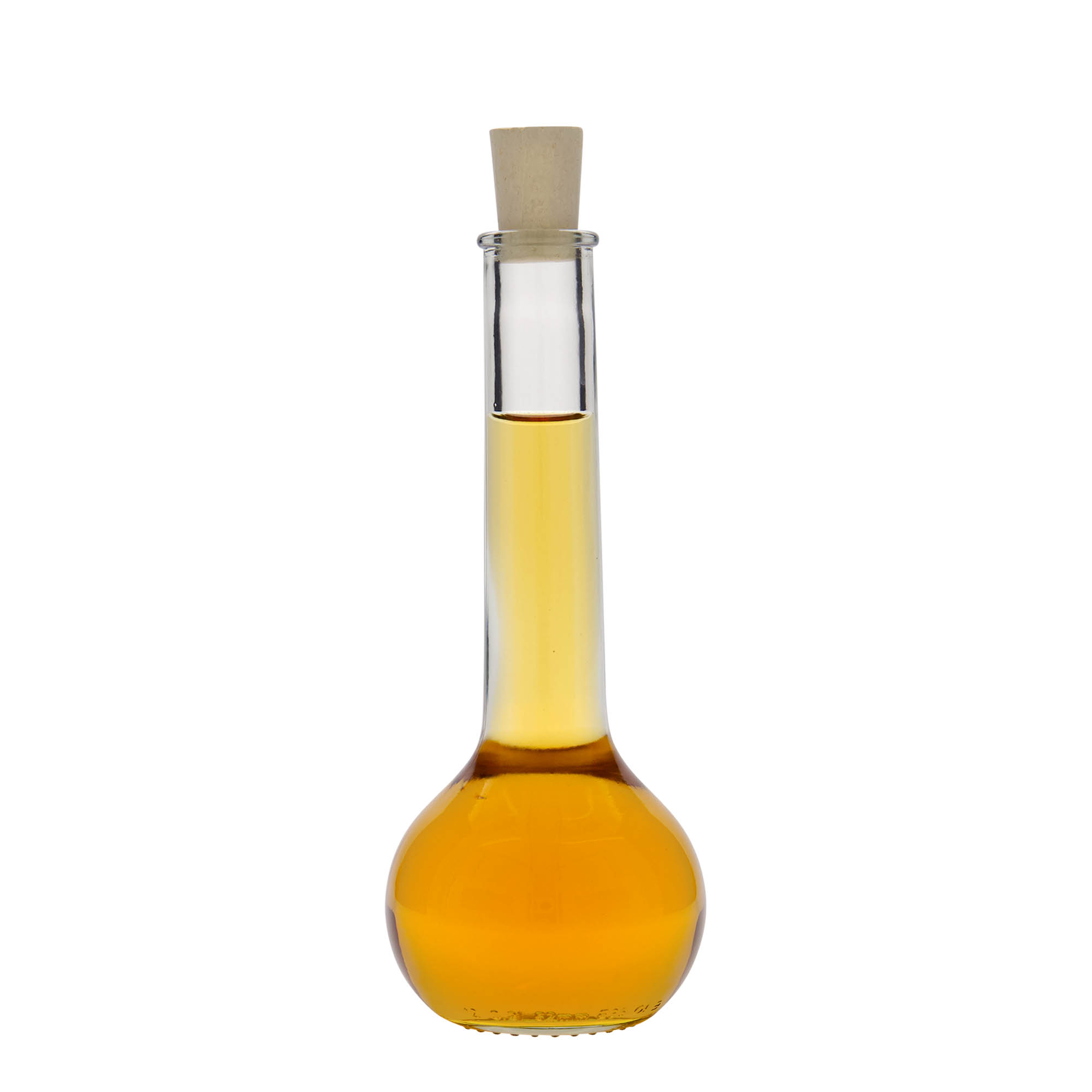 200 ml stiklinis butelis „Tulipano“, kamštis: kamštis 200 ml stiklinis butelis „Tulipano“, kamštis: kamštis