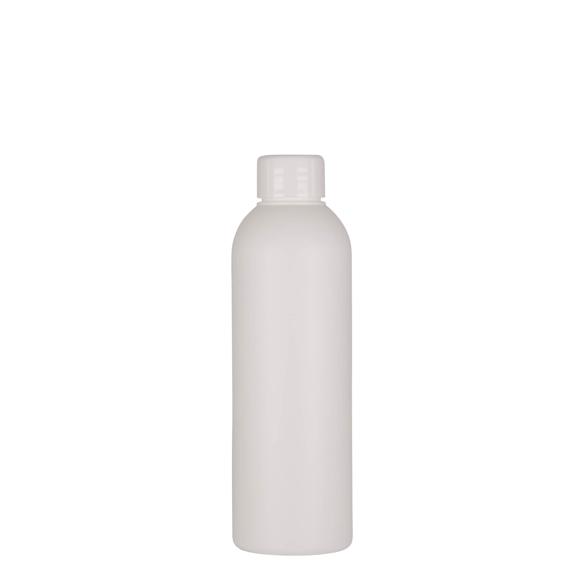 200 ml plastikinis buteliukas „Tuffy“, HDPE, baltas, anga: 24/410