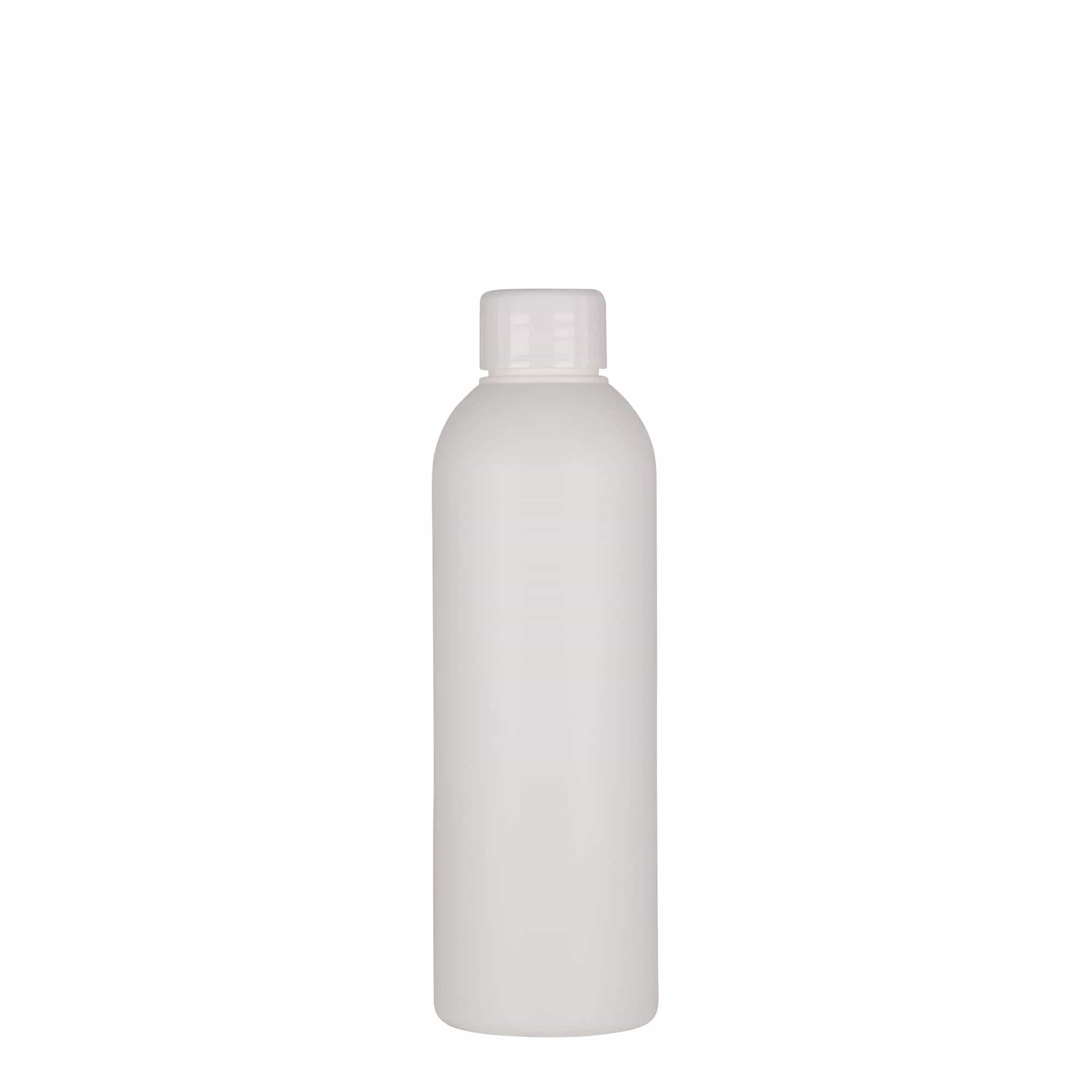 200 ml plastikinis buteliukas „Tuffy“, HDPE, baltas, anga: 24/410
