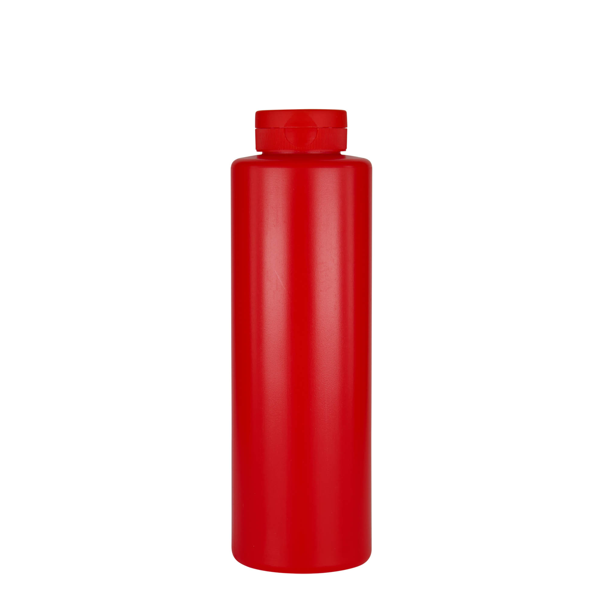500 ml padažo buteliukas, LDPE plastikas, raudonas, anga: 38/400 500 ml padažo buteliukas, LDPE plastikas, raudonas, anga: 38/400