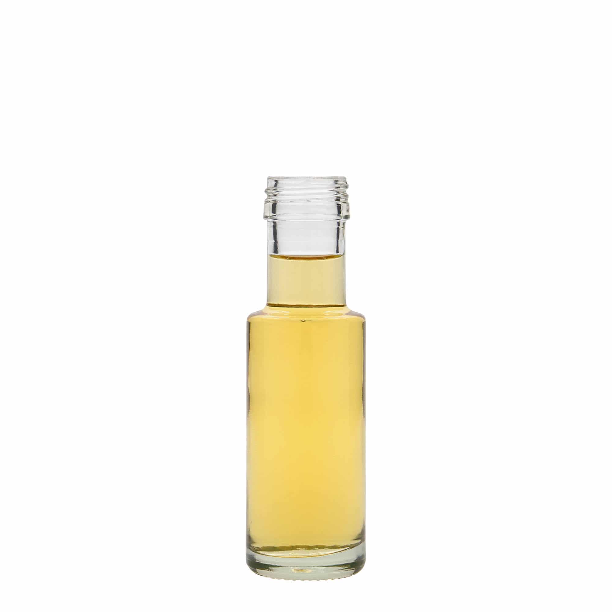 100 ml stiklinis buteliukas „Dorica“, anga: PP 31,5