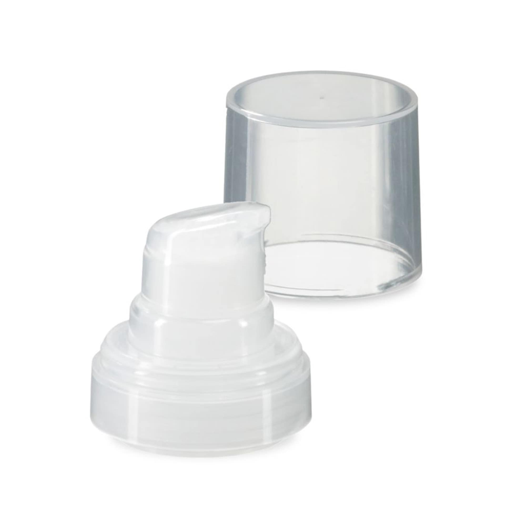 Airless galvutė Micro natūrali + natūralios spalvos, blizgi užmaunama kepurėlė