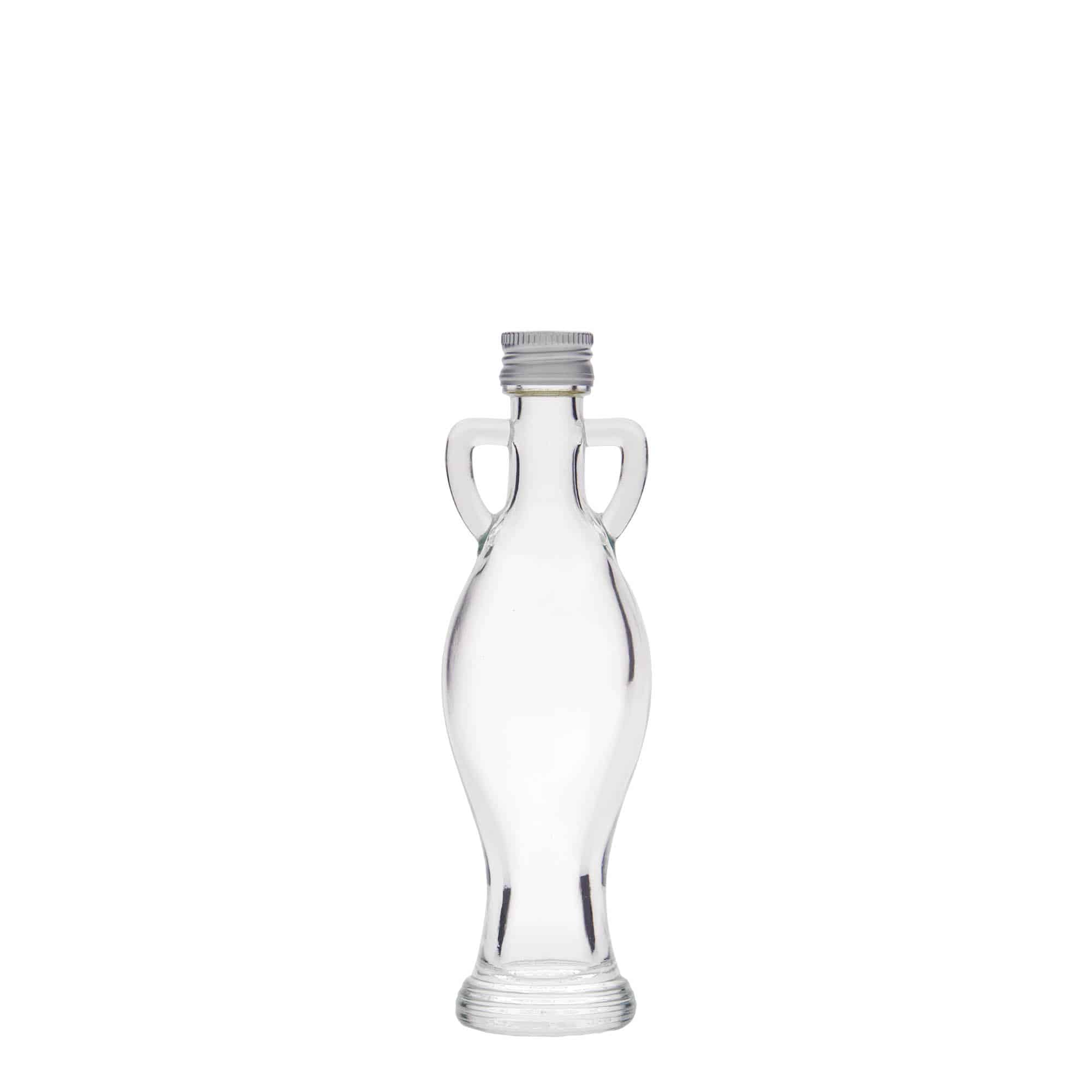 40 ml stiklinis buteliukas „Amfora“, angos tipas: PP 18