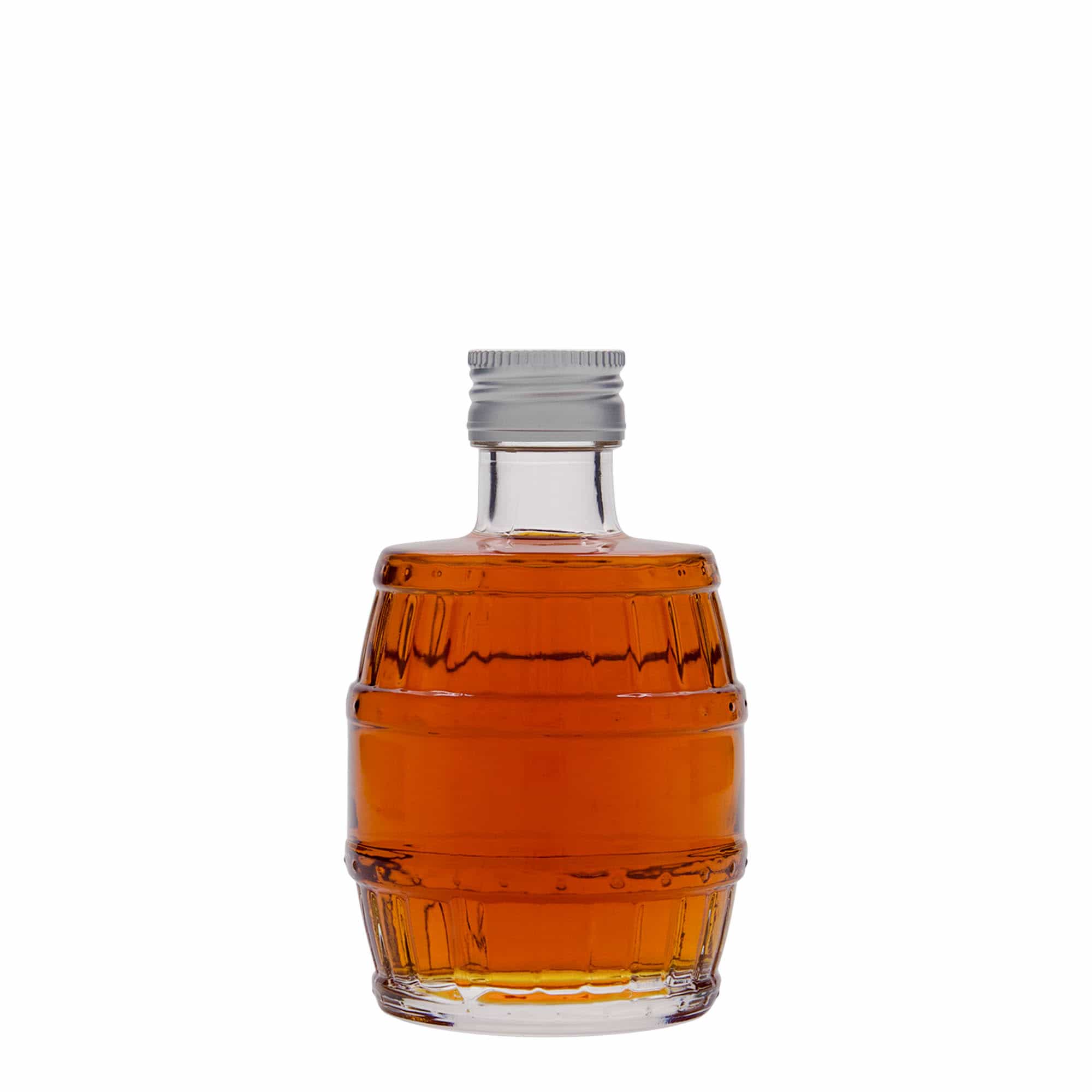 200 ml stiklinis butelis „Barrel“, burnos dydis: PP 28 200 ml stiklinis butelis „Barrel“, burnos dydis: PP 28