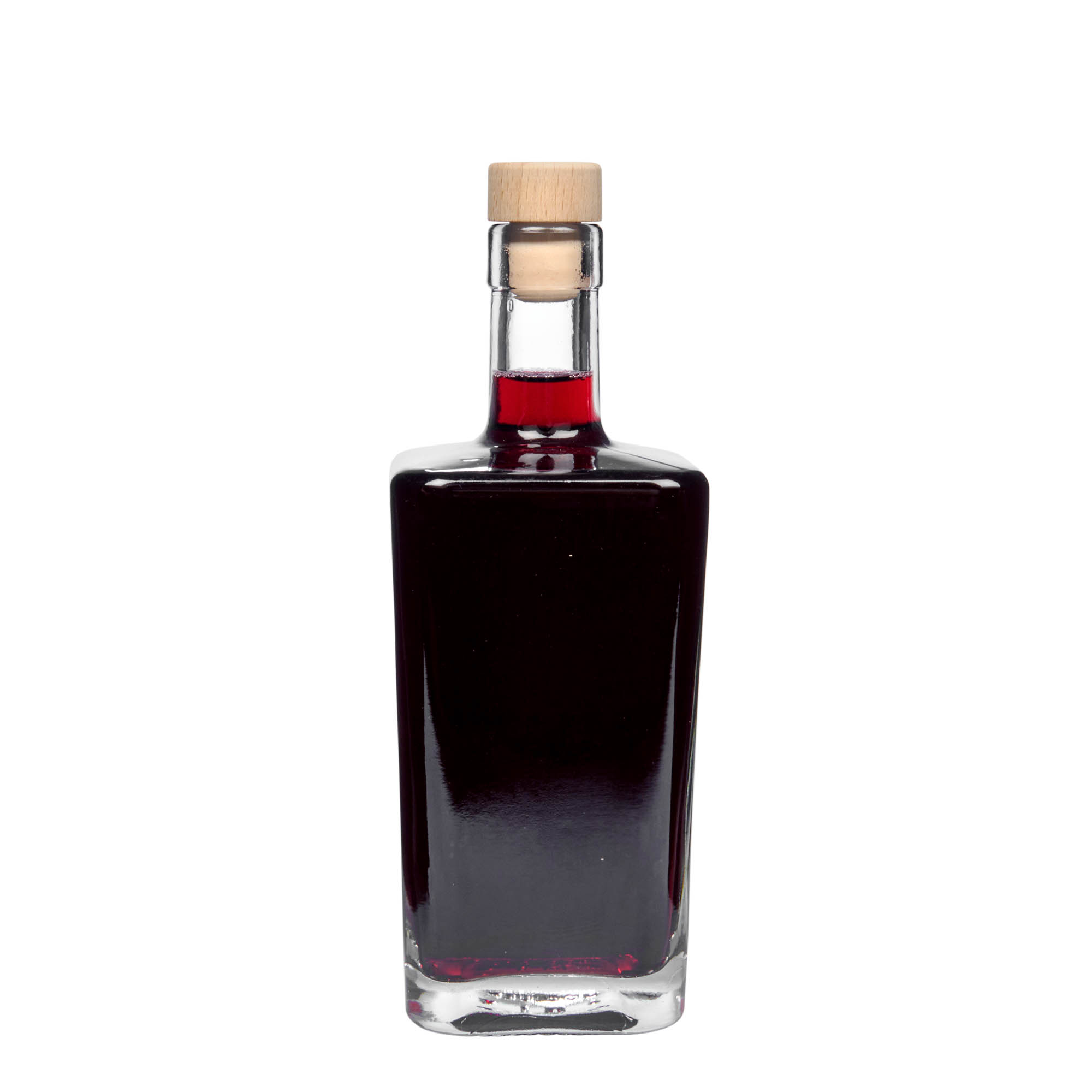 500 ml stiklinis butelis „Noel“, kvadratinis, anga: kamštis 500 ml stiklinis butelis „Noel“, kvadratinis, anga: kamštis
