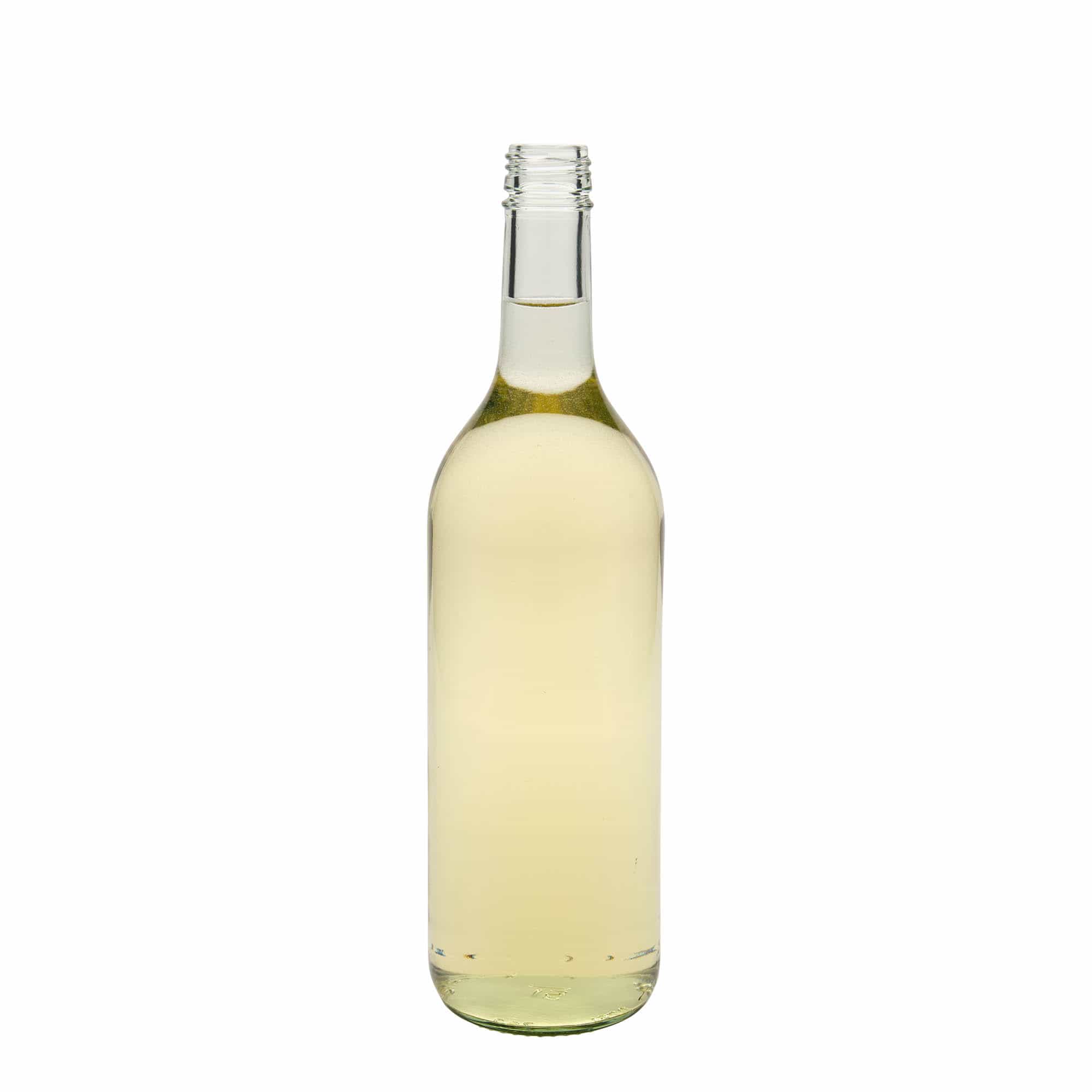 750 ml stiklinis butelis „Bordo“, anga: PP 28 750 ml stiklinis butelis „Bordo“, anga: PP 28