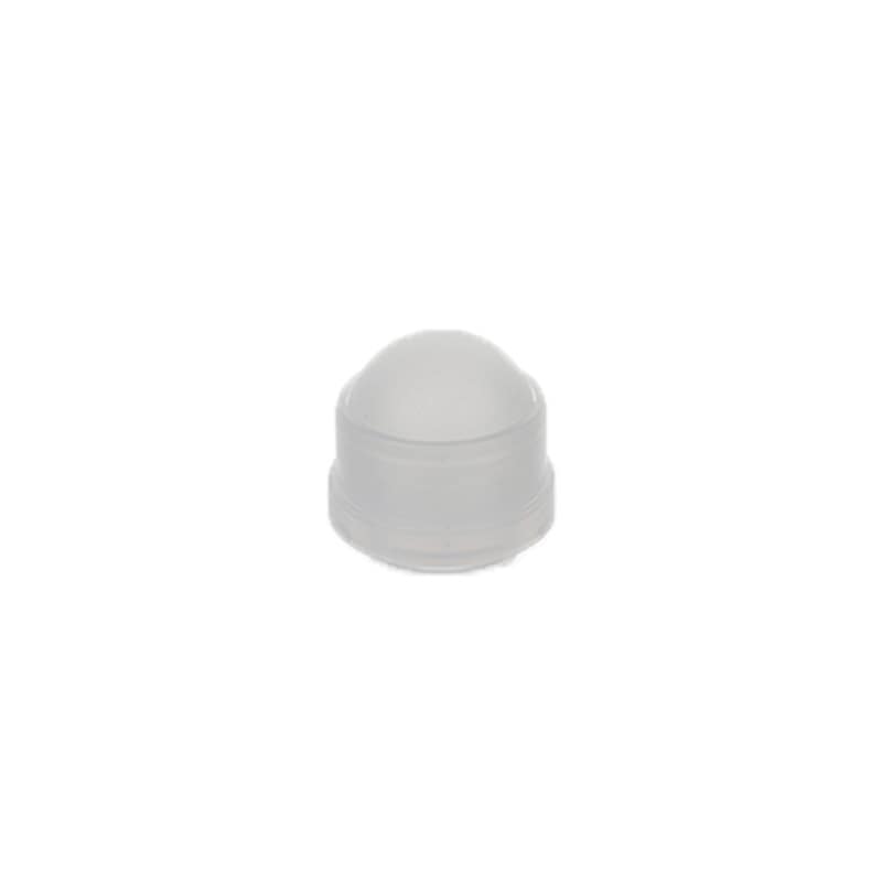 Antgalis 50 ml ritinėlio buteliukui, LDPE plastikas, natūralios spalvos Antgalis 50 ml ritinėlio buteliukui, LDPE plastikas, natūralios spalvos