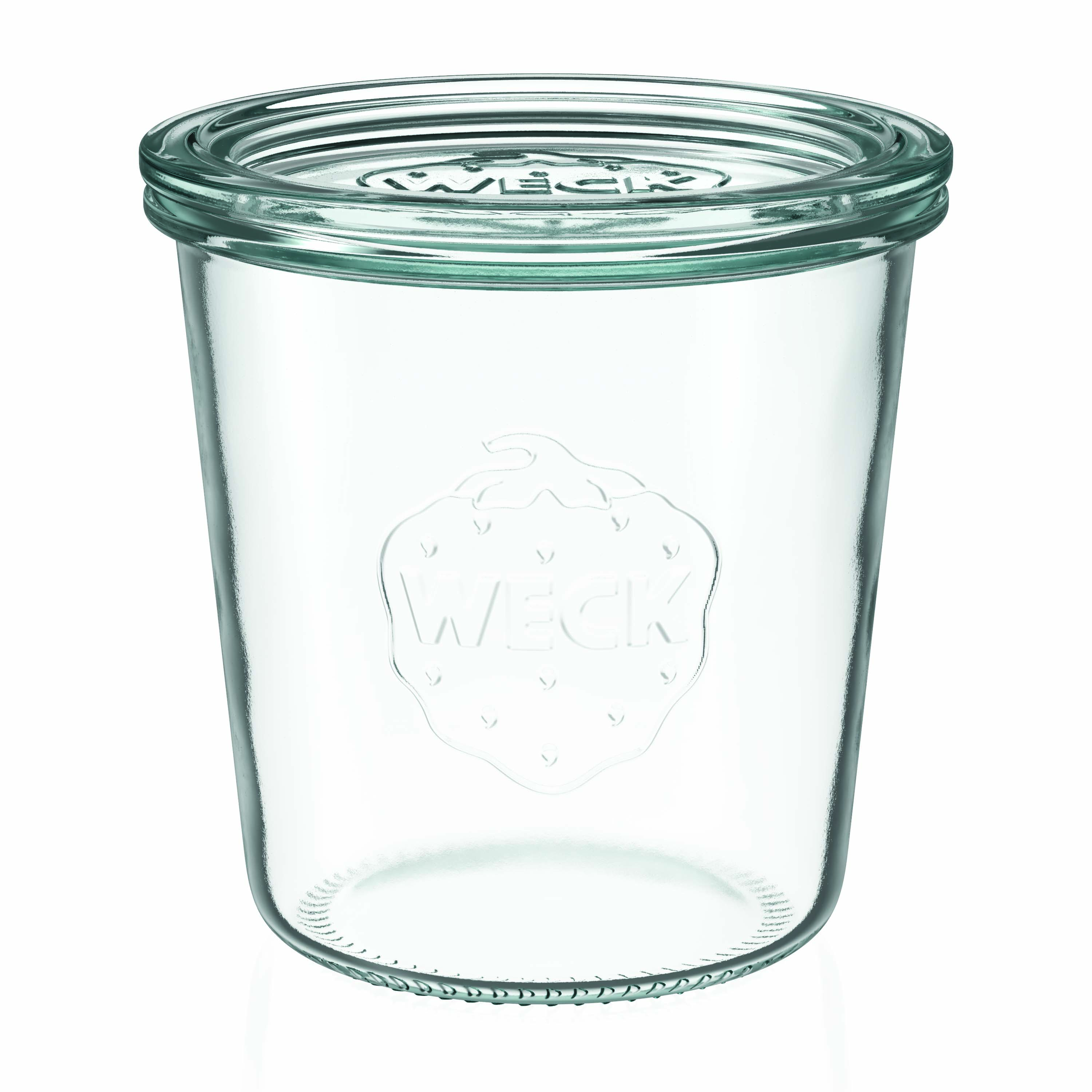 580 ml WECK atviras stiklainis, anga: apvalus kraštas