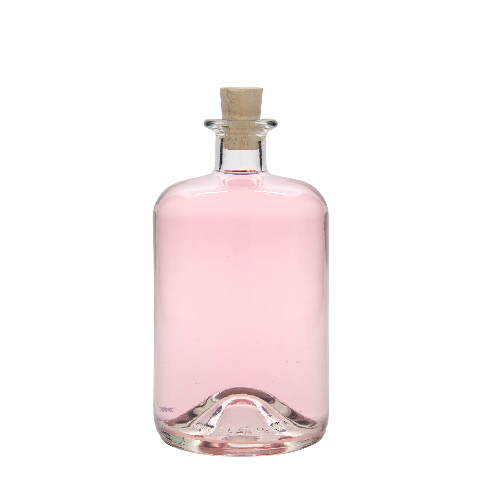 700 ml stiklinis butelis vaistininkui, angos uždarymas: kamštis 700 ml stiklinis butelis vaistininkui, angos uždarymas: kamštis