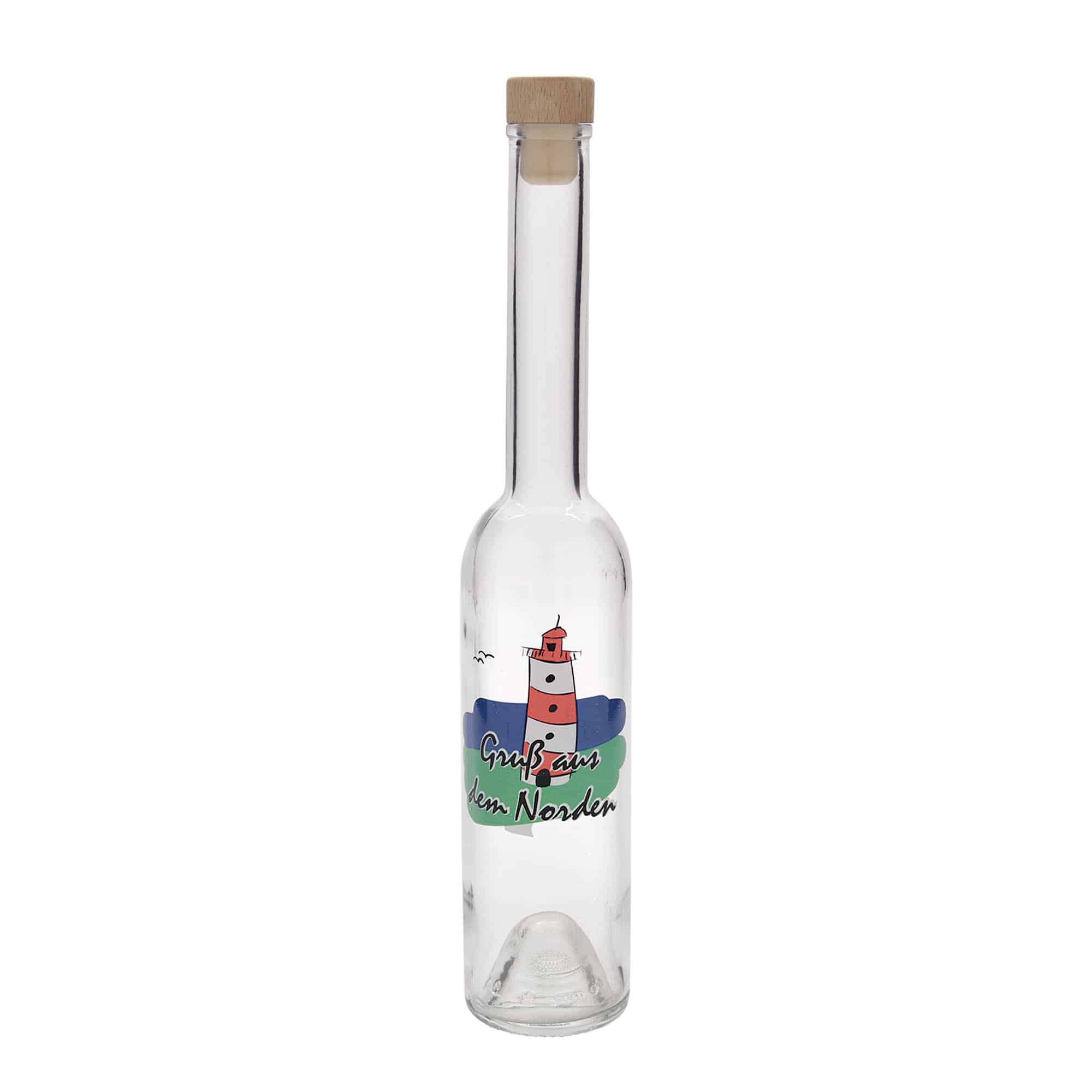 350 ml stiklinis butelis „Opera“, motyvas: Šiaurė, kamštis: kamštis