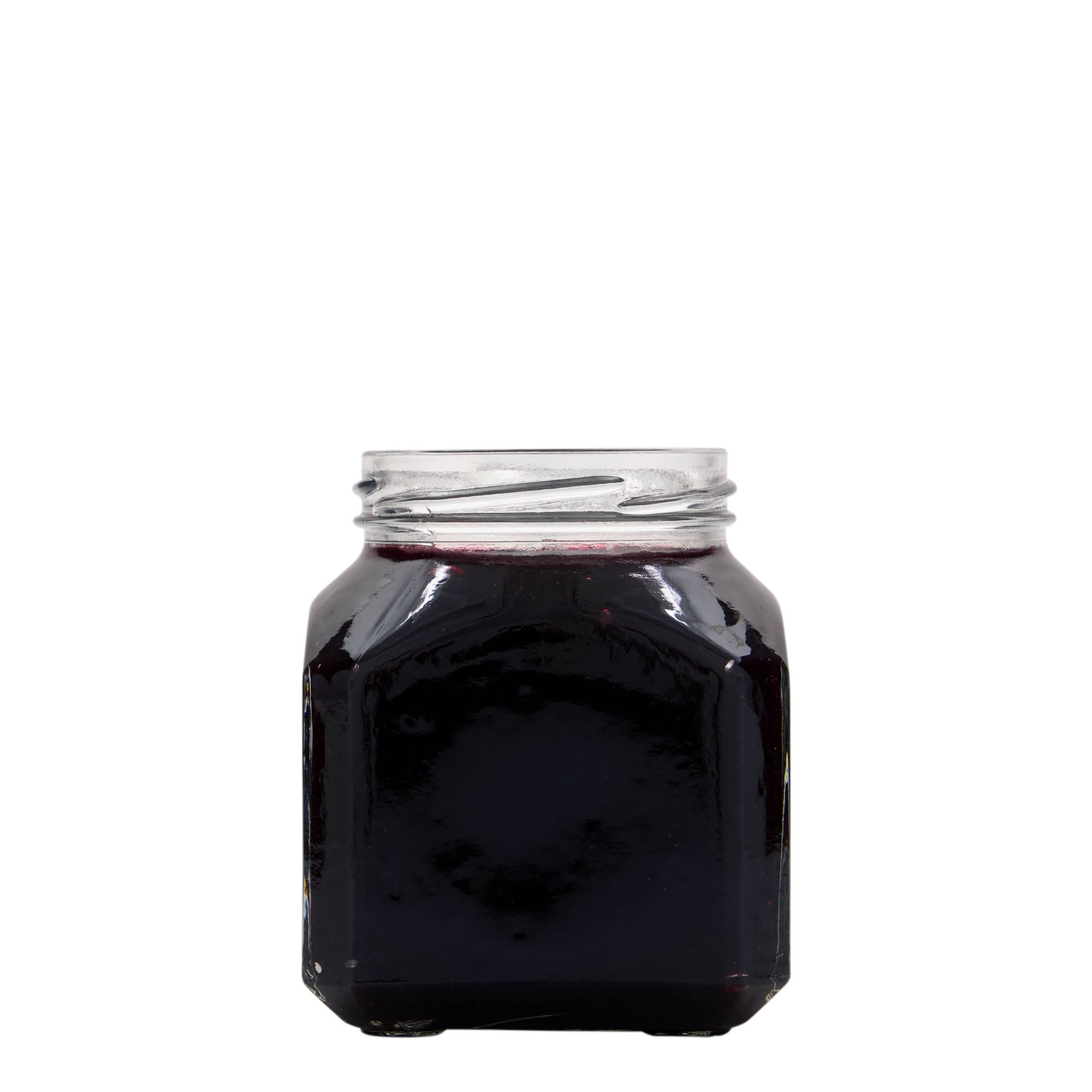 314 ml keturkampis stiklainis „Mailand“, anga: Twist-Off (TO 63)