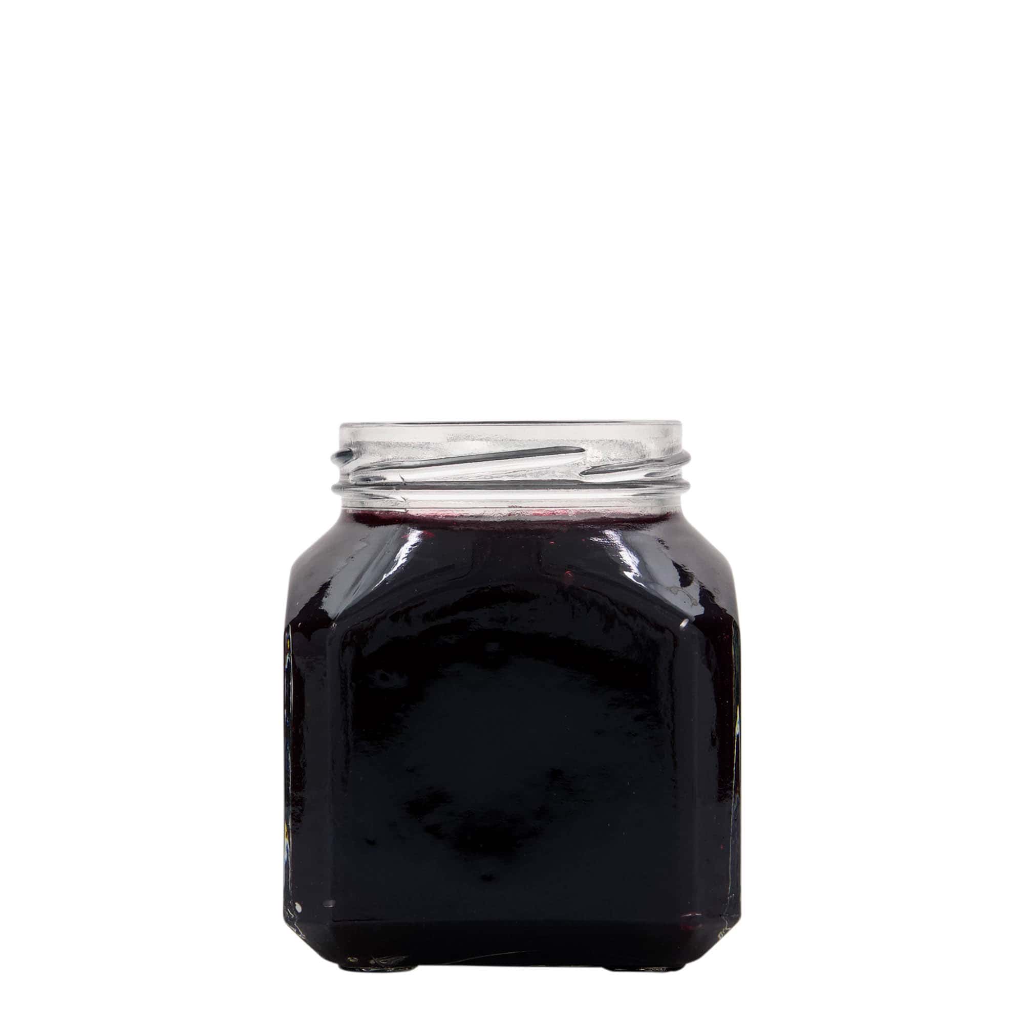 314 ml keturkampis stiklainis „Mailand“, anga: Twist-Off (TO 63)