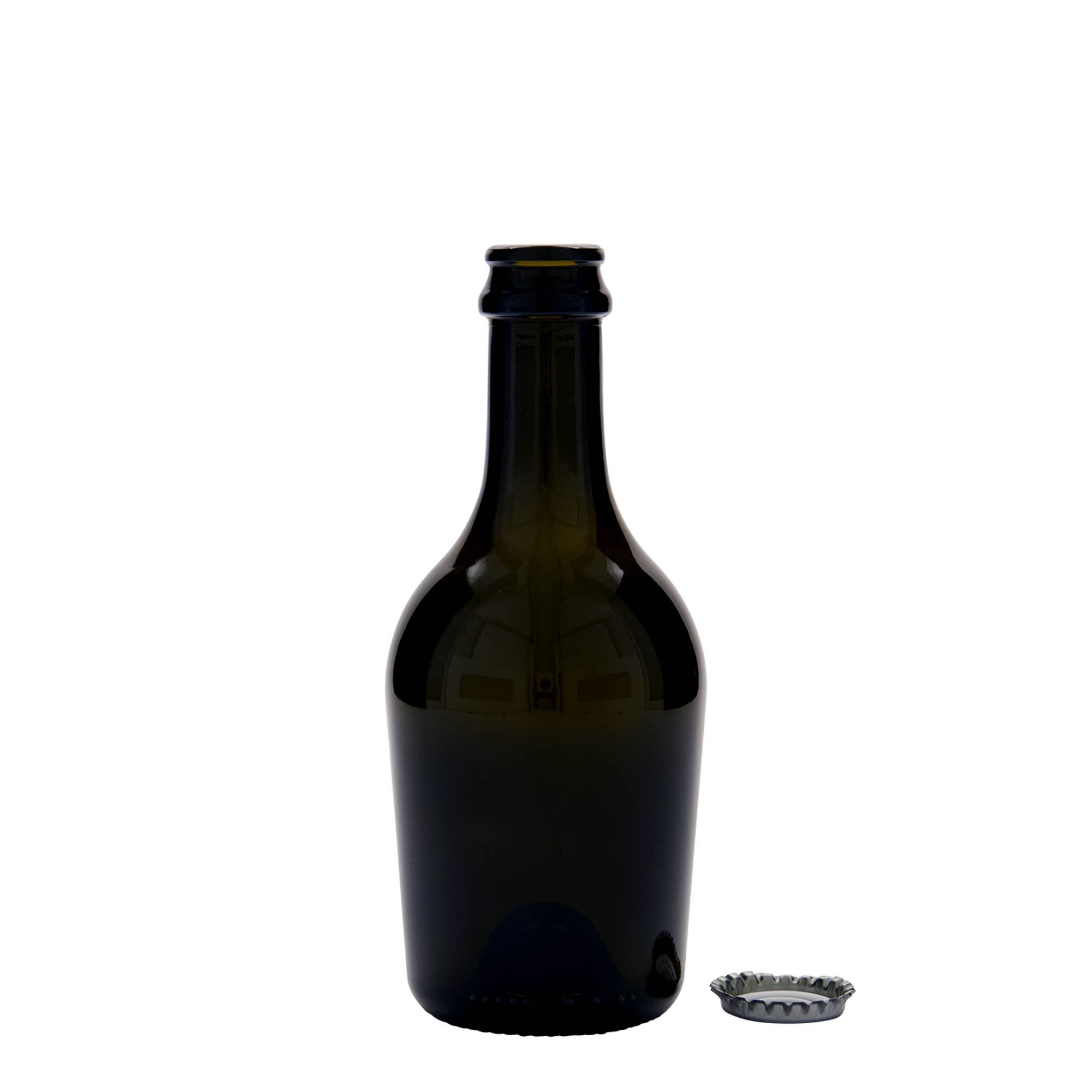 330 ml alaus / putojančio vyno butelis „Butterfly“, stiklas, senovinės žalios spalvos, kamštis: kronkorkas 330 ml alaus / putojančio vyno butelis „Butterfly“, stiklas, senovinės žalios spalvos, kamštis: kronkorkas