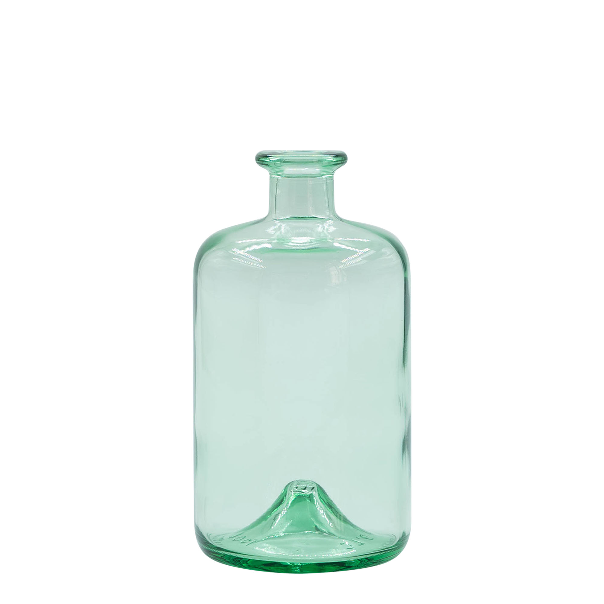 700 ml stiklinis butelis „Pharma“, anga: kamštis