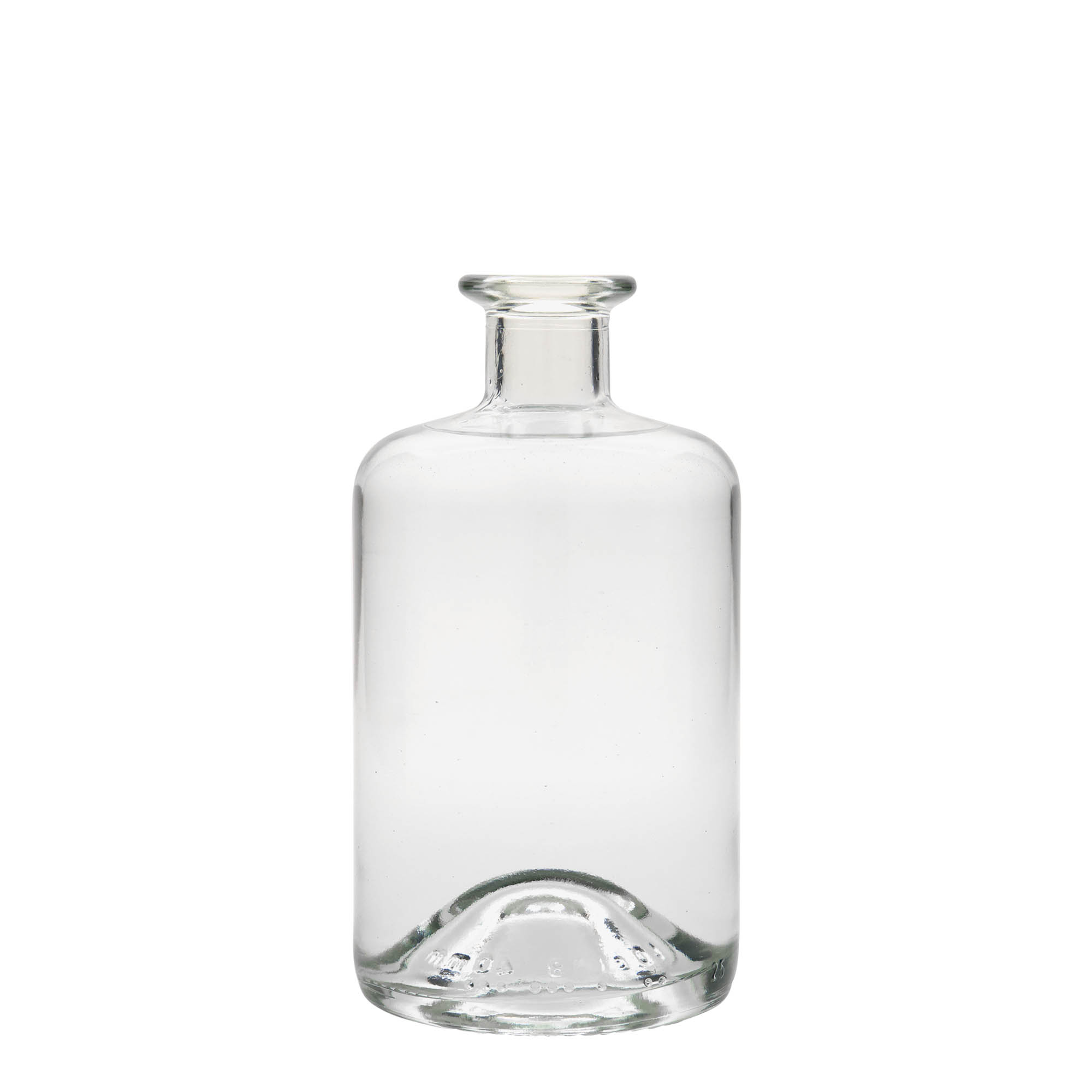 500 ml stiklinis butelis, vaistininko, anga: kamštis