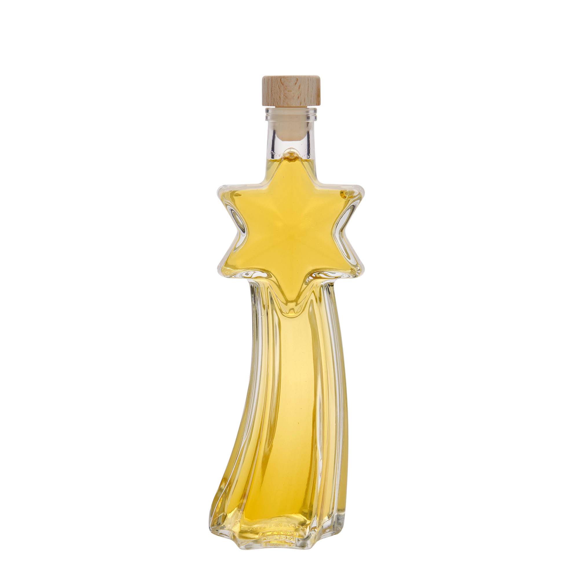 200 ml stiklinis butelis „Žvaigždės lietus“, kamštis 200 ml stiklinis butelis „Žvaigždės lietus“, kamštis