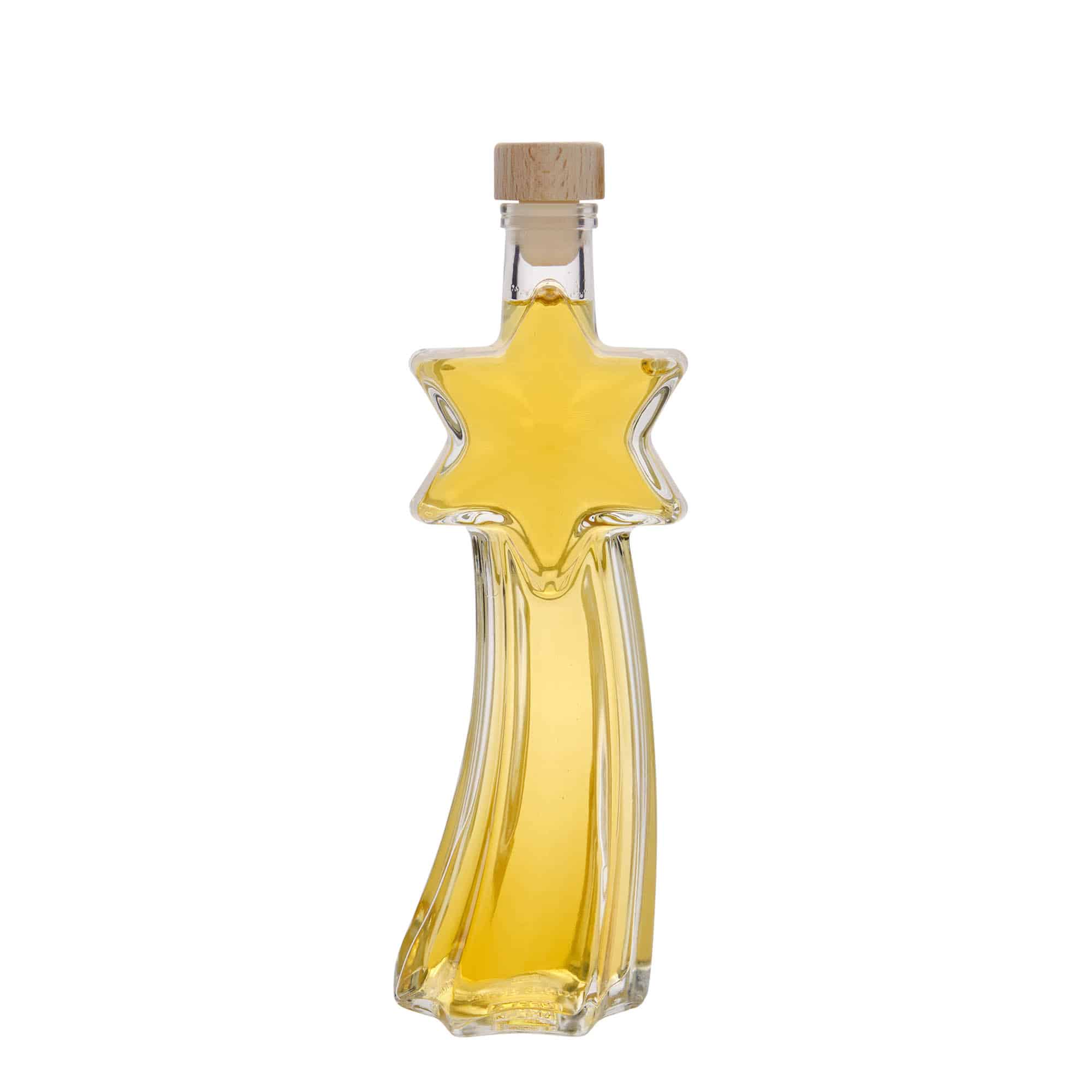 200 ml stiklinis butelis „Žvaigždės lietus“, kamštis