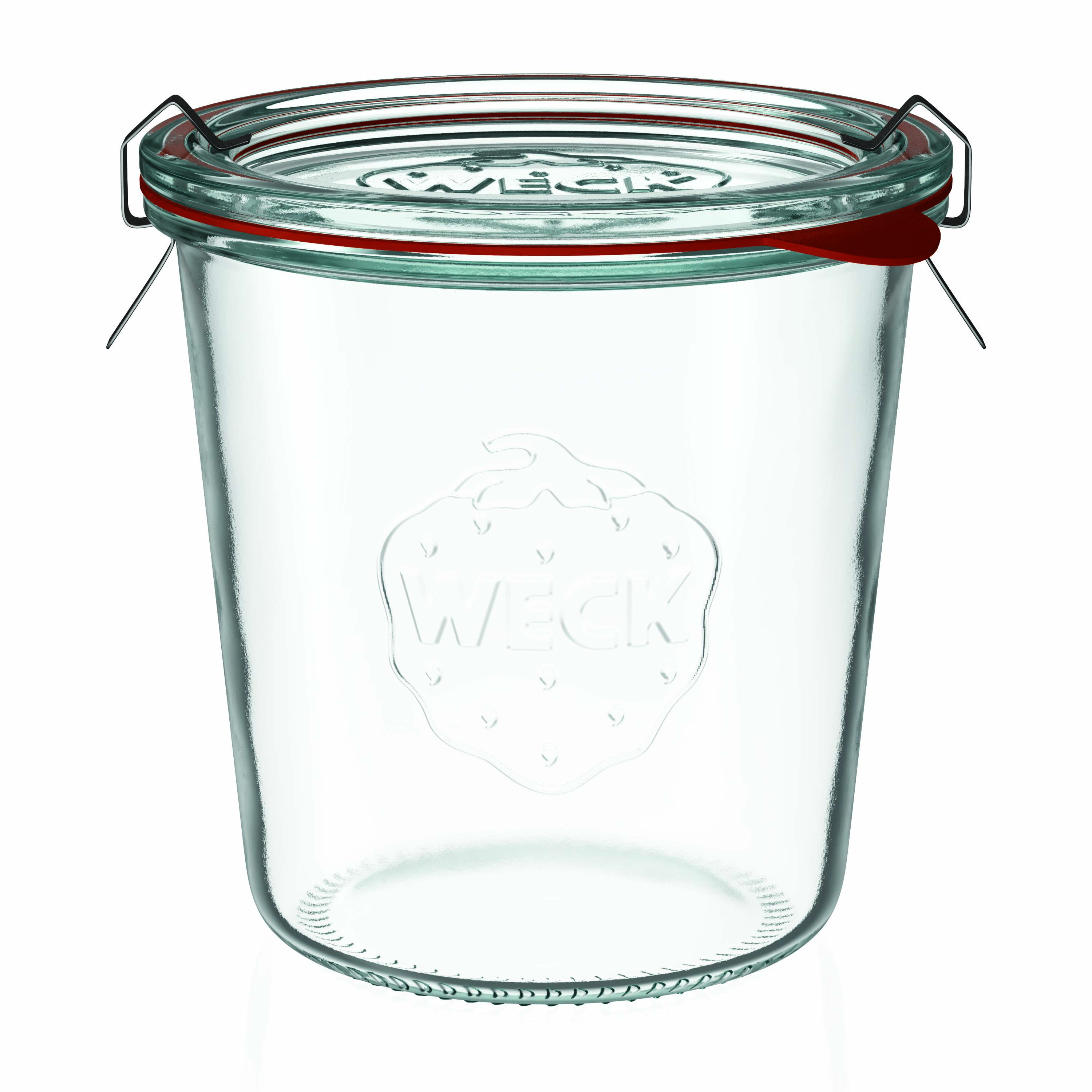 580 ml WECK atviras stiklainis, anga: apvalus kraštas