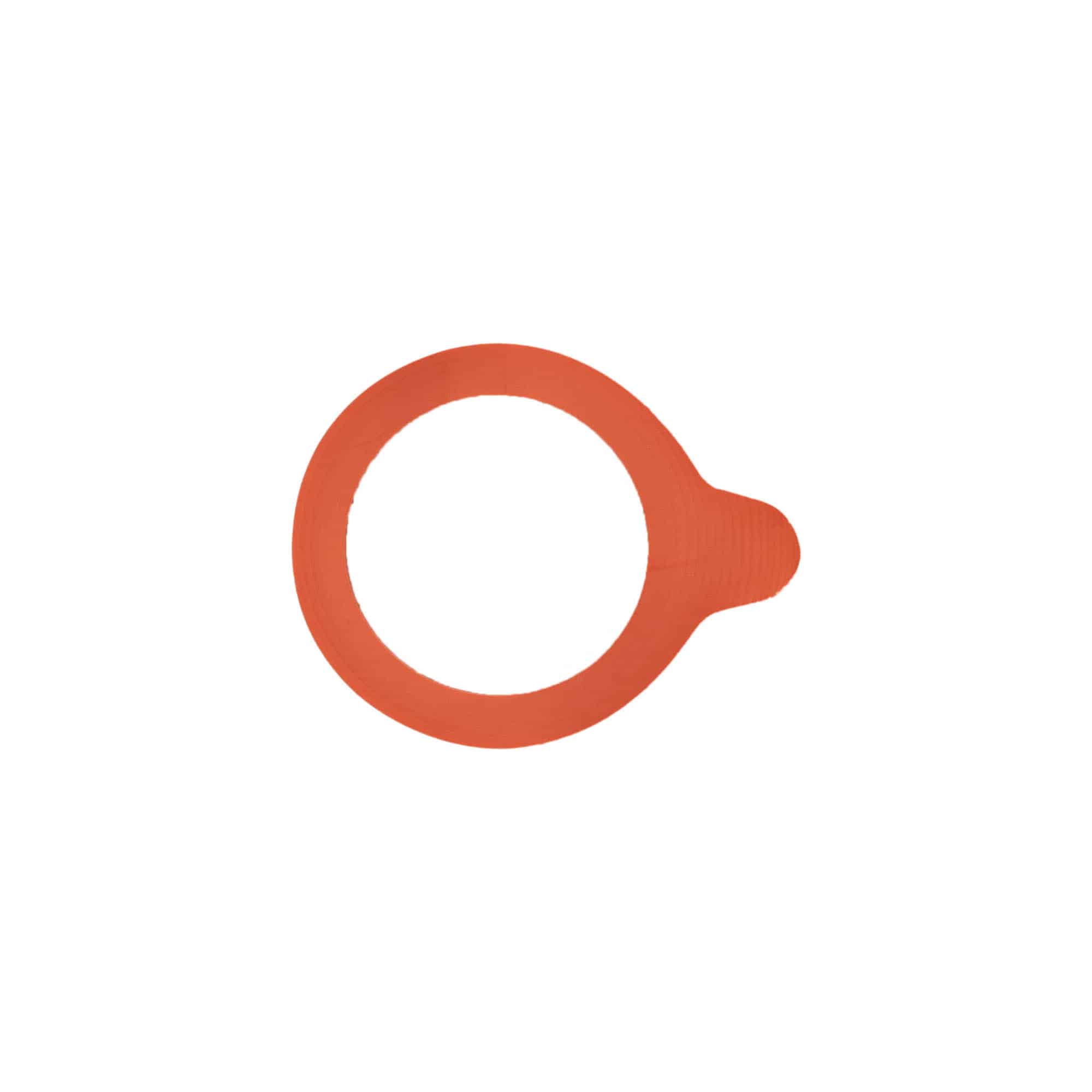 WECK konservavimo žiedas RR40, raudonas, anga: apvali briauna