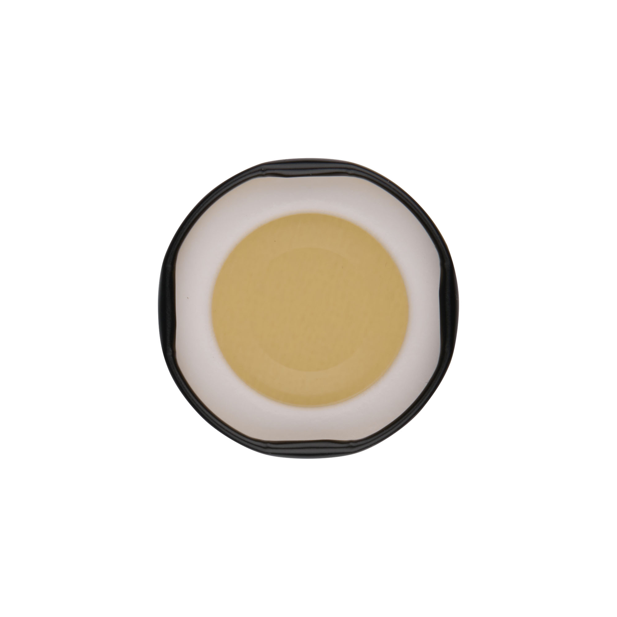 Twist-Off dangtelis, baltas lakštinis metalas, juodas, skirtas angai: TO 43 Twist-Off dangtelis, baltas lakštinis metalas, juodas, skirtas angai: TO 43