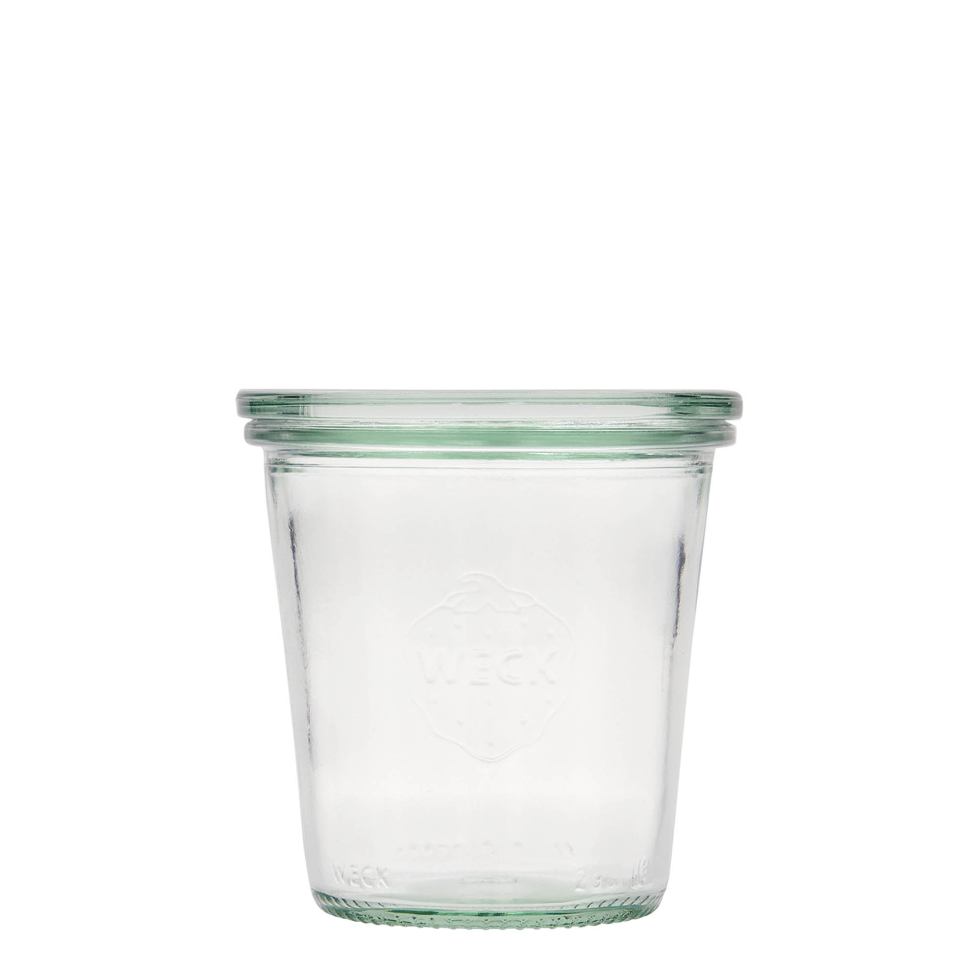 290 ml WECK stiklainis su užlenkiamu kraštu, burnos forma: apvali 290 ml WECK stiklainis su užlenkiamu kraštu, burnos forma: apvali