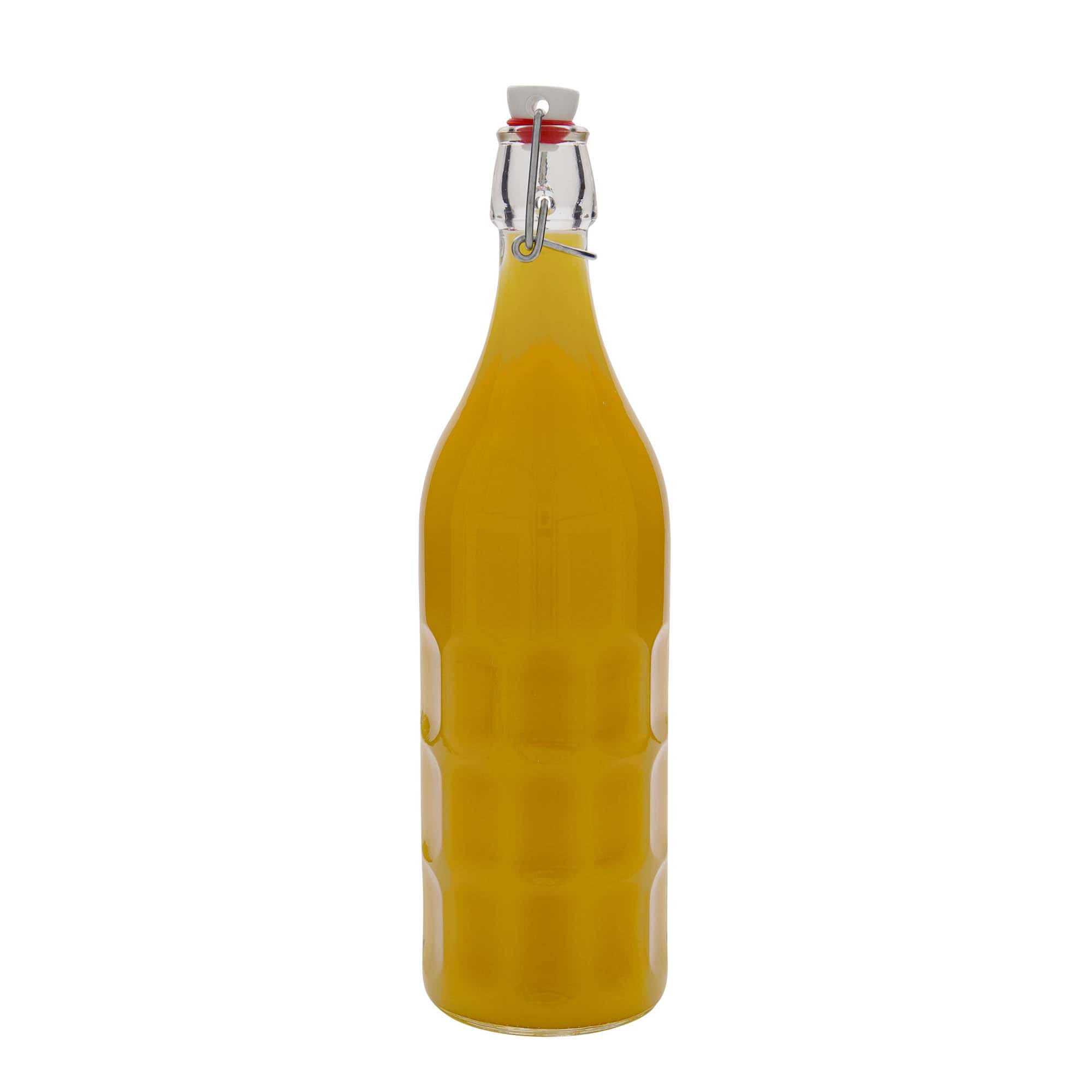 1.000 ml stiklinis butelis Moresca, burna: lankinio uždarymo sistema