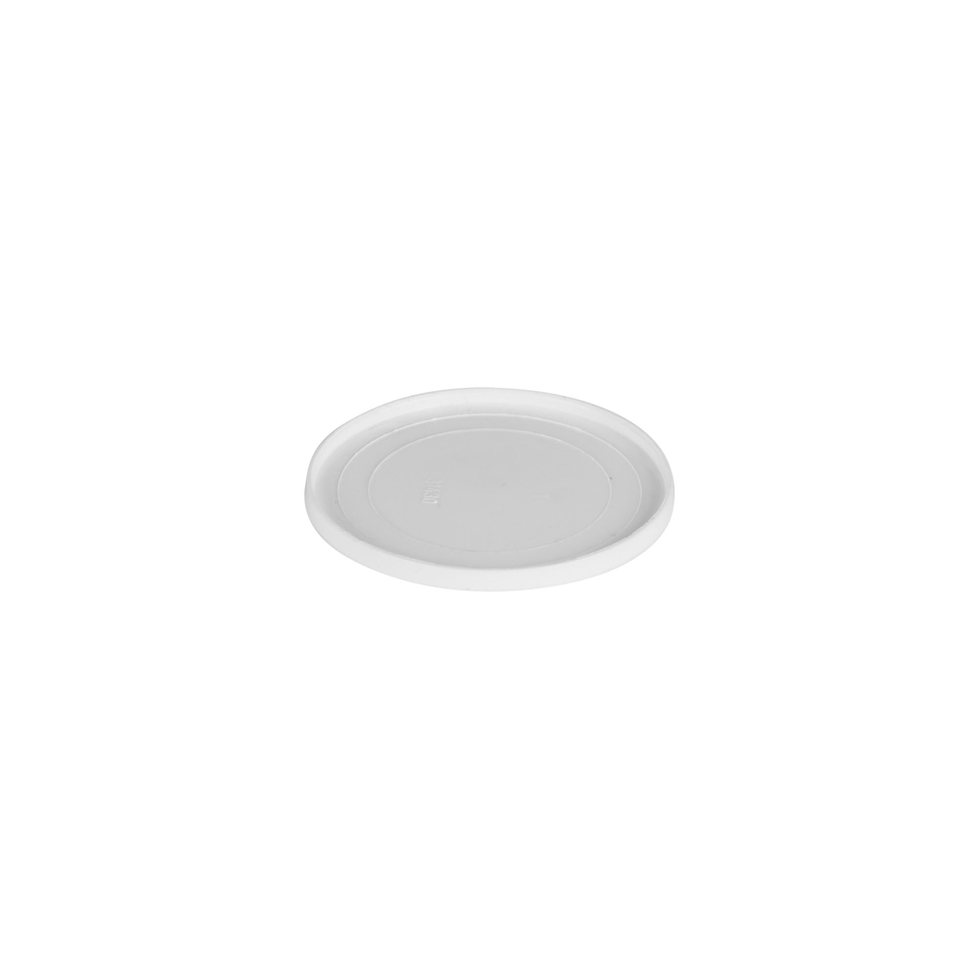 Uždengimo diskas 15 ml „Bianca“, PP plastikas, baltas