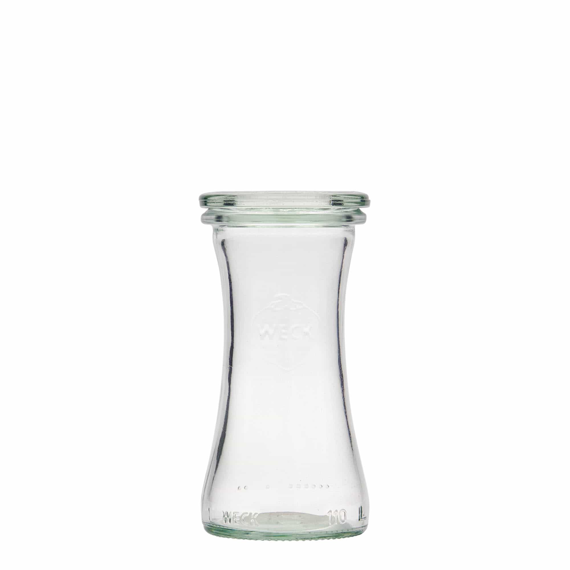 110 ml WECK delikatesų stiklainis, anga: apvali briauna