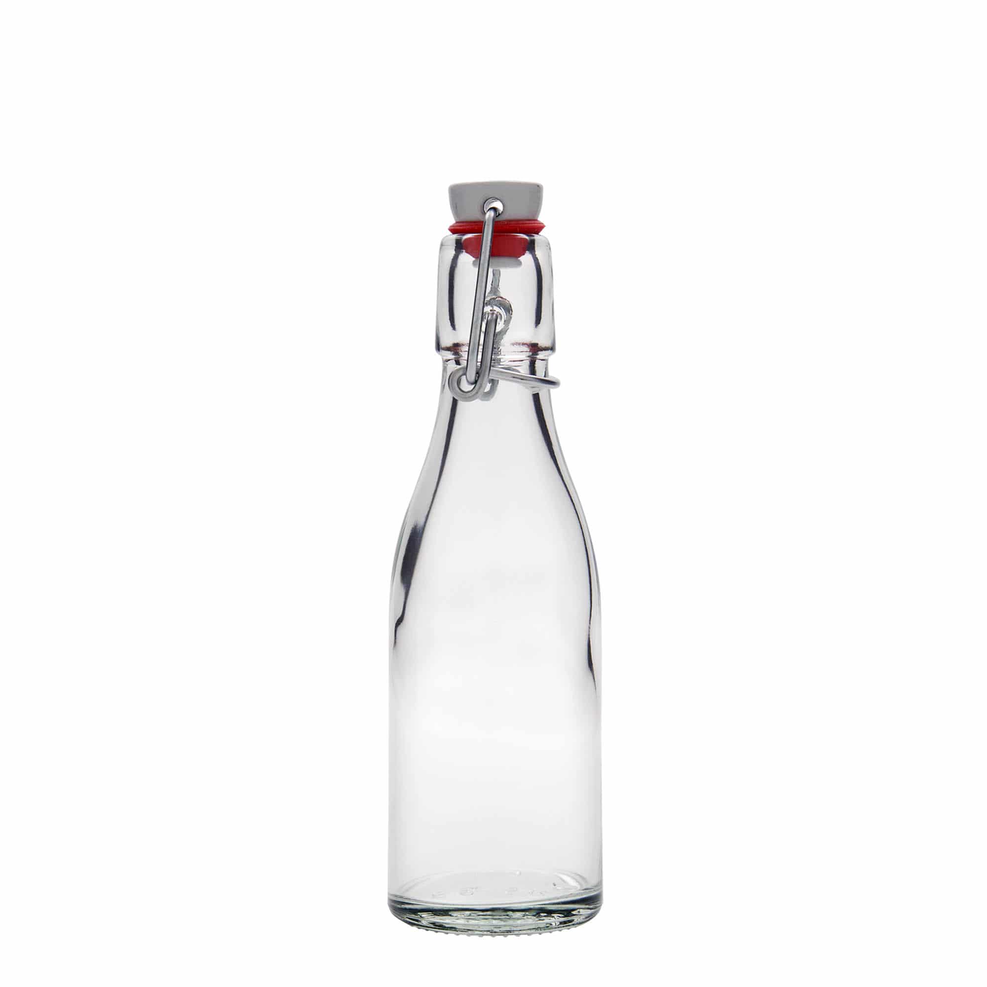 200 ml stiklinis butelis „Paul“, anga: užsegamas užraktas