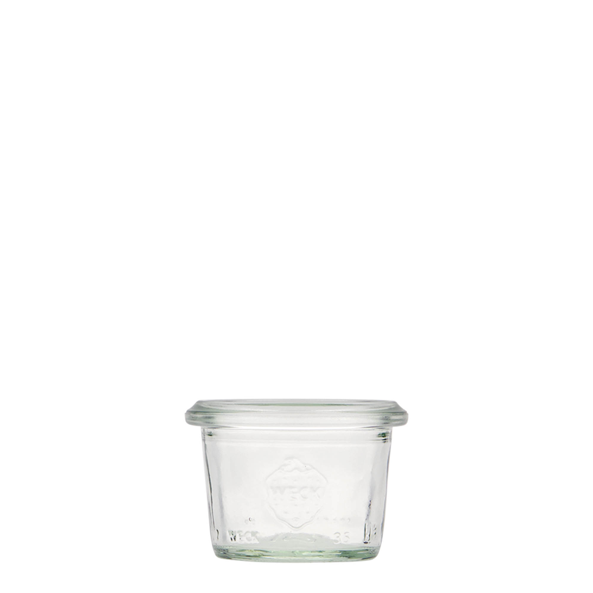 35 ml WECK-stiklainis, anga: apvali kraštinė 35 ml WECK-stiklainis, anga: apvali kraštinė