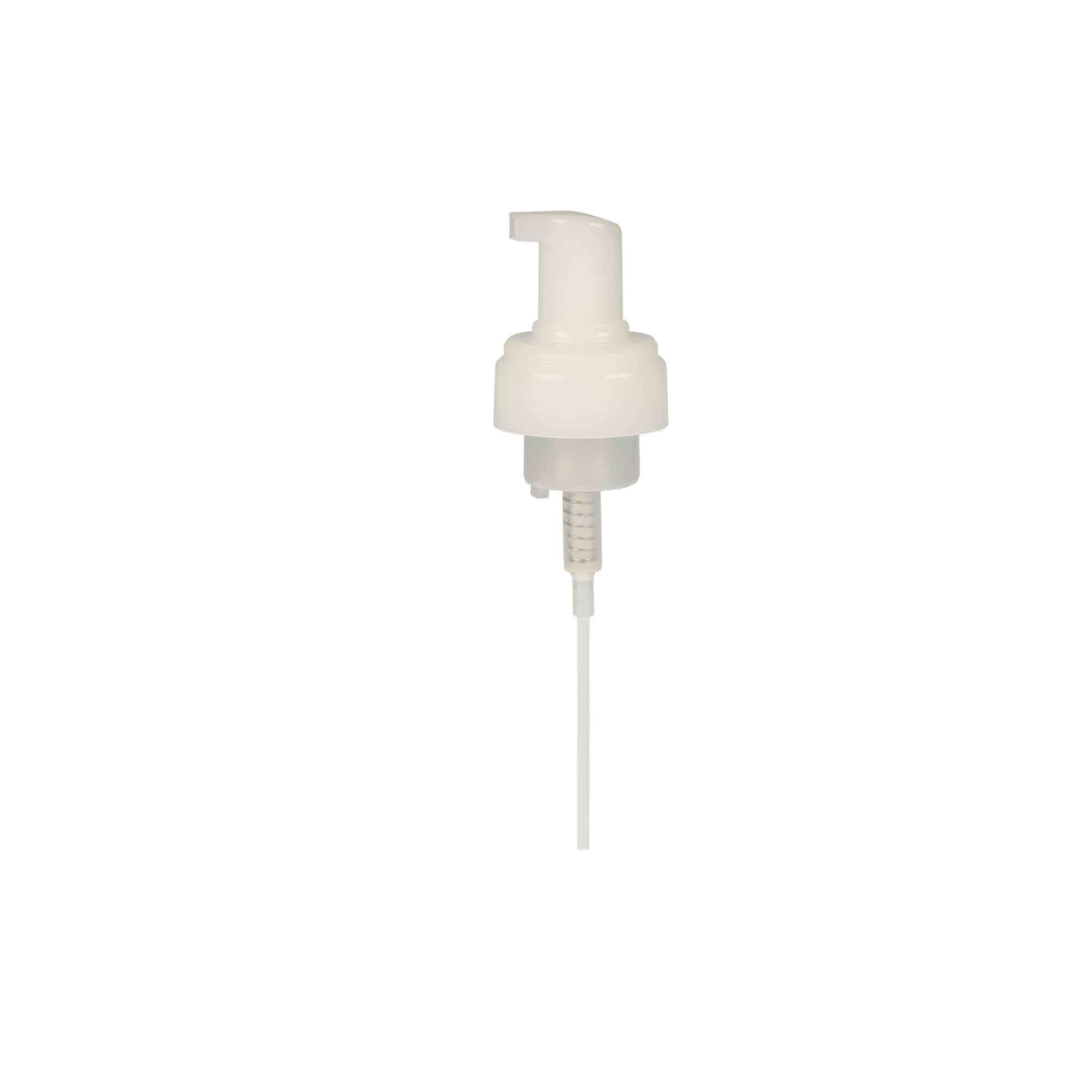 Dozatorius 150 ml „Foamer“, PP plastikas, baltas, su anga: sriegiamas uždarymas