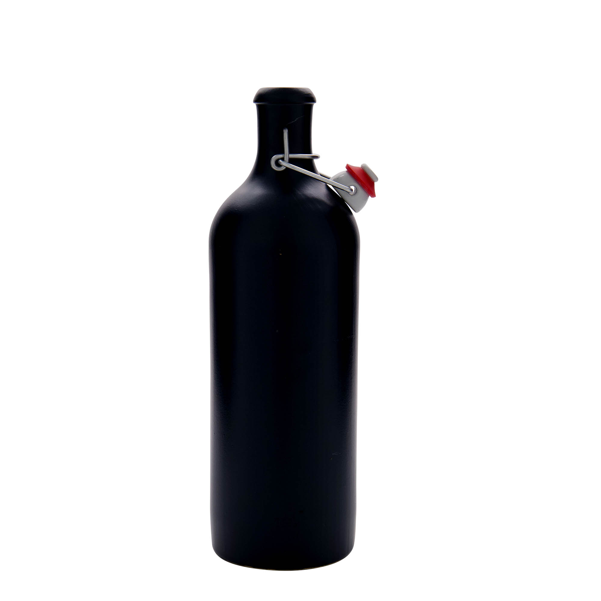 750 ml molinis ąsotis, keraminis, juodas, burna: spaustukas uždarymui 750 ml molinis ąsotis, keraminis, juodas, burna: spaustukas uždarymui