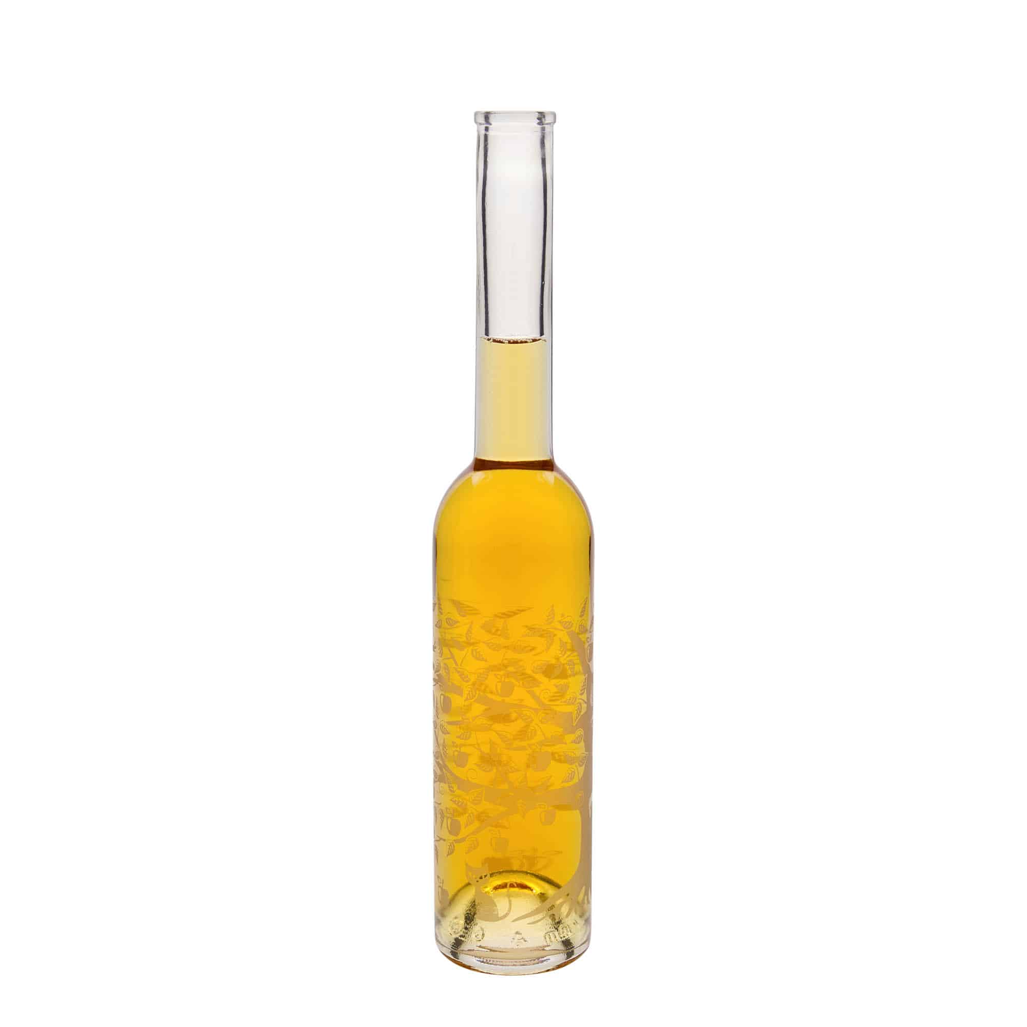 350 ml stiklinis butelis „Opera“, motyvas: obuolių medis, kamštis: kamštis