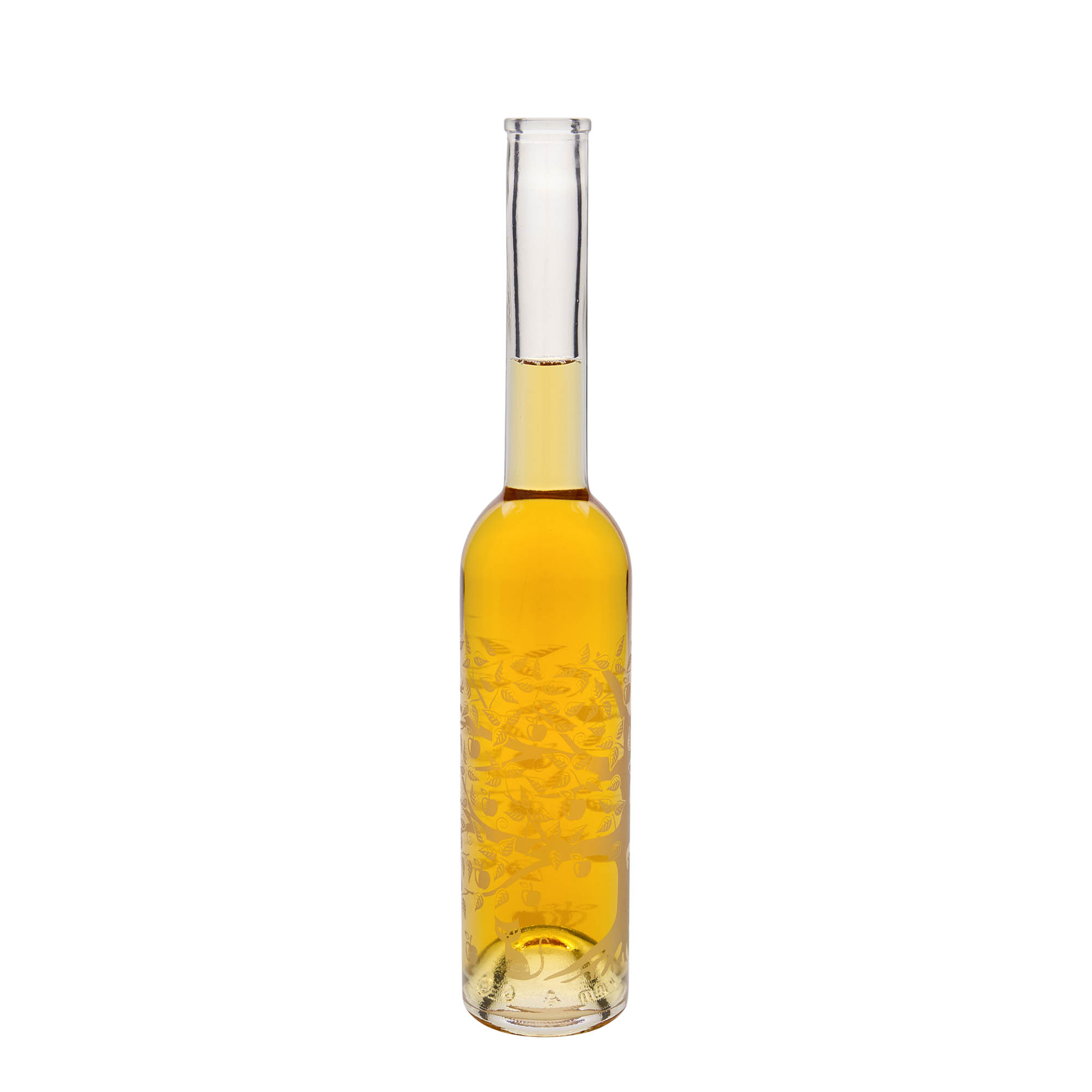 350 ml stiklinis butelis „Opera“, motyvas: obuolių medis, kamštis: kamštis 350 ml stiklinis butelis „Opera“, motyvas: obuolių medis, kamštis: kamštis