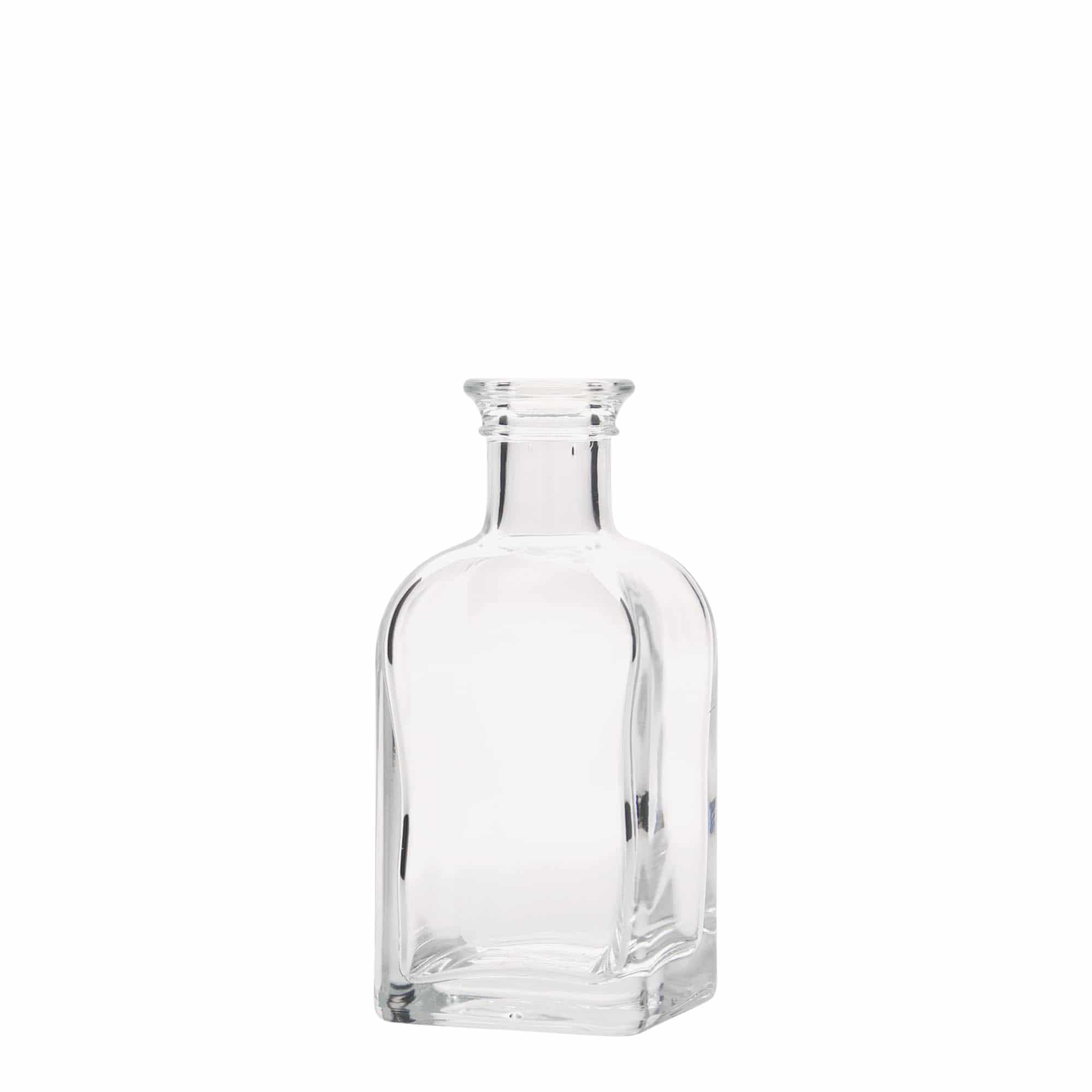 100 ml stiklinis buteliukas Apotheker Carré, kvadratinis, anga: kamštis