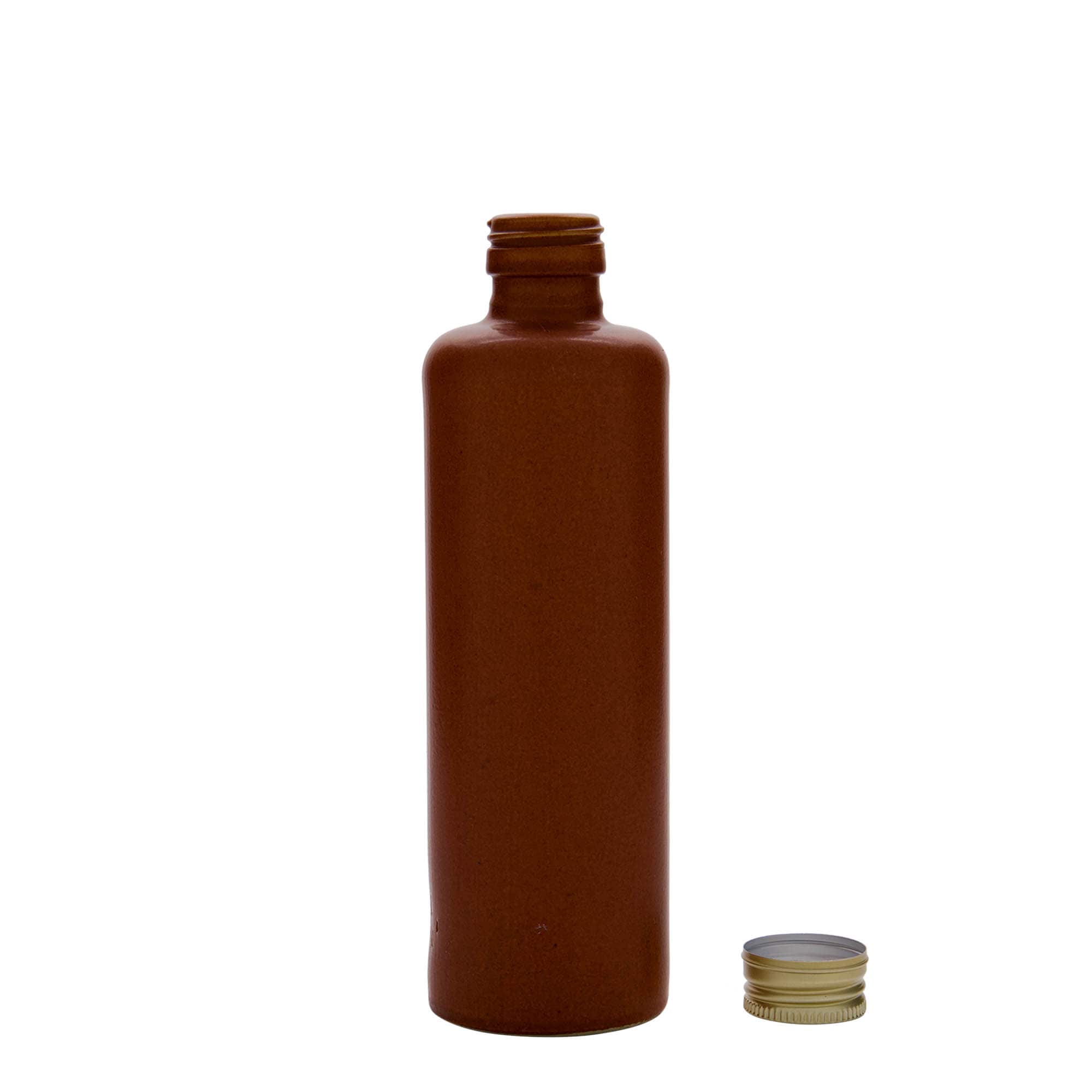 350 ml molinis ąsotis, keraminis, raudonai-rudas, burnos anga: PP 31,5