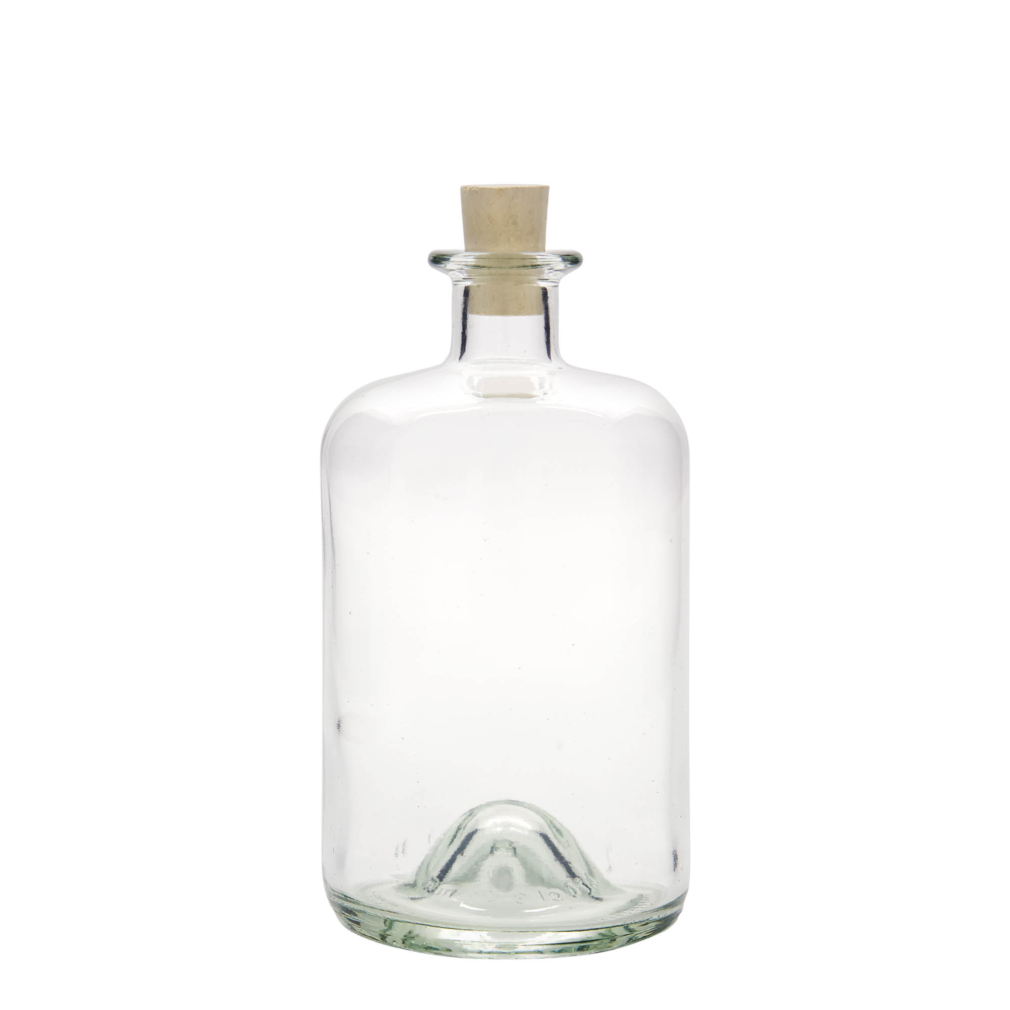 700 ml stiklinis butelis vaistininkui, angos uždarymas: kamštis