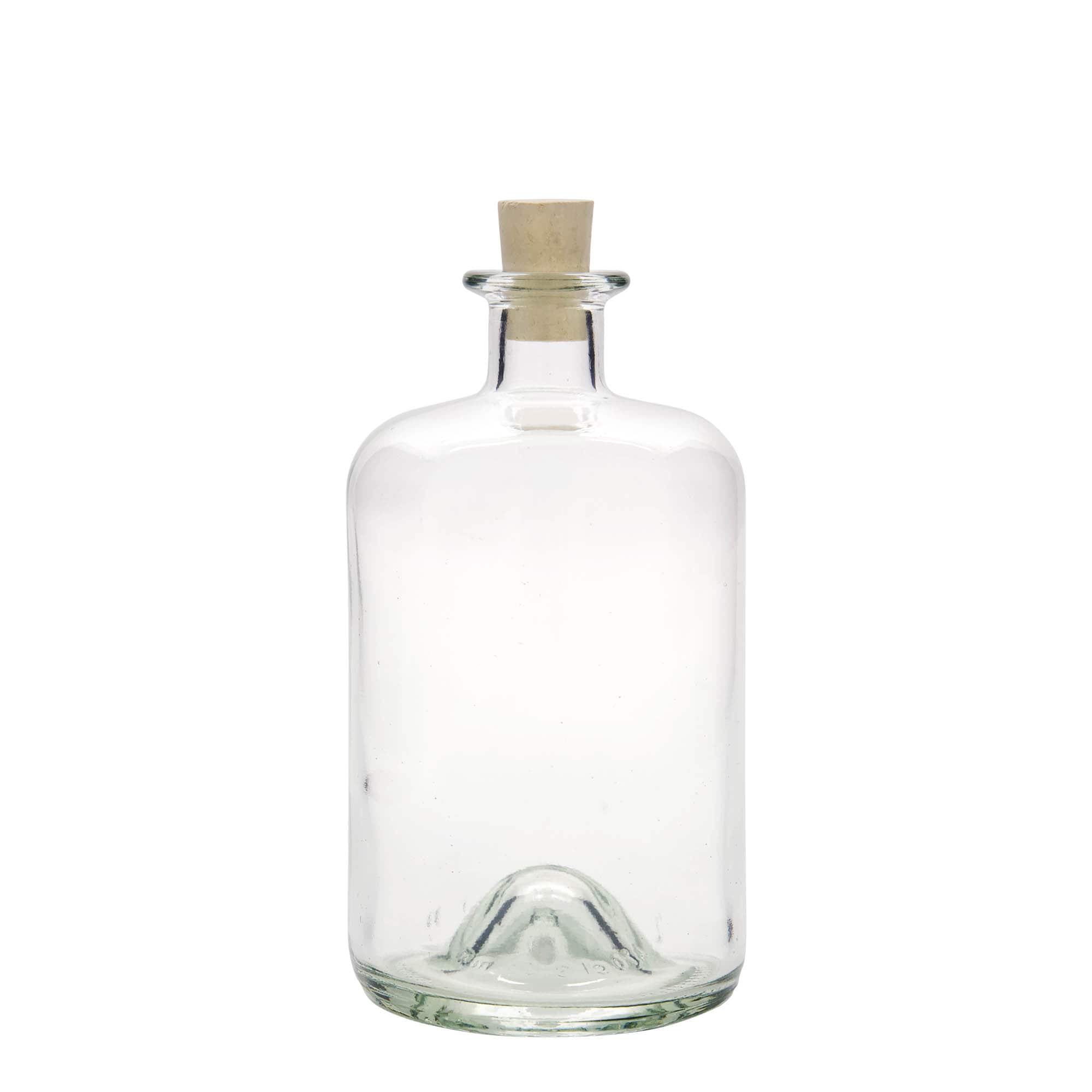 700 ml stiklinis butelis vaistininkui, angos uždarymas: kamštis