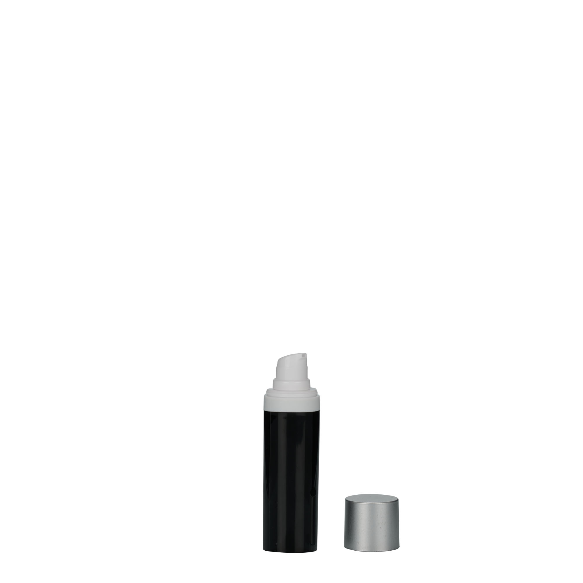 Airless dozatoriaus pompos galvutė „Micro“, PP plastikas, juoda Airless dozatoriaus pompos galvutė „Micro“, PP plastikas, juoda