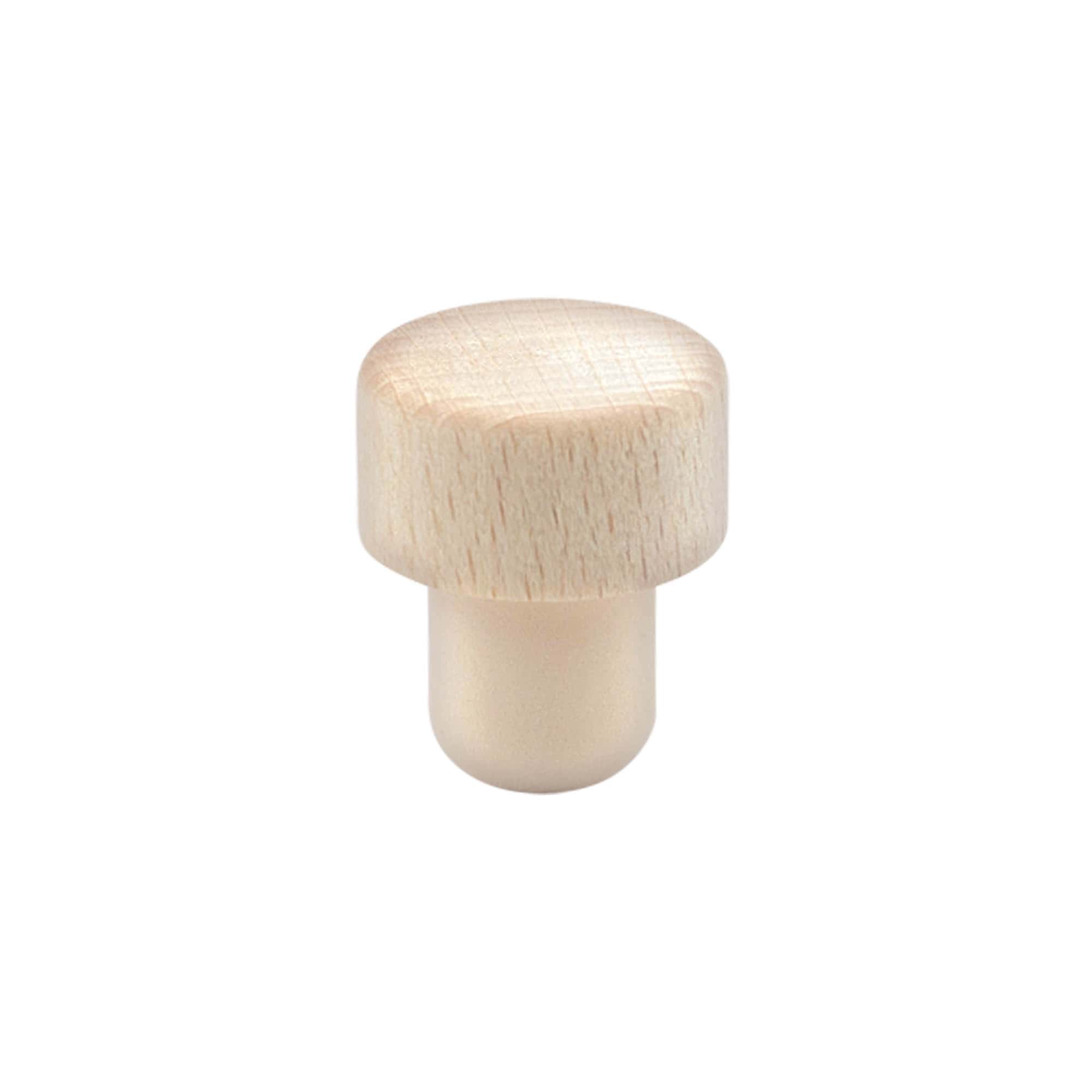 Rankenėlės kamštis 18 mm, mediena/plastikas, burnai: kamštis