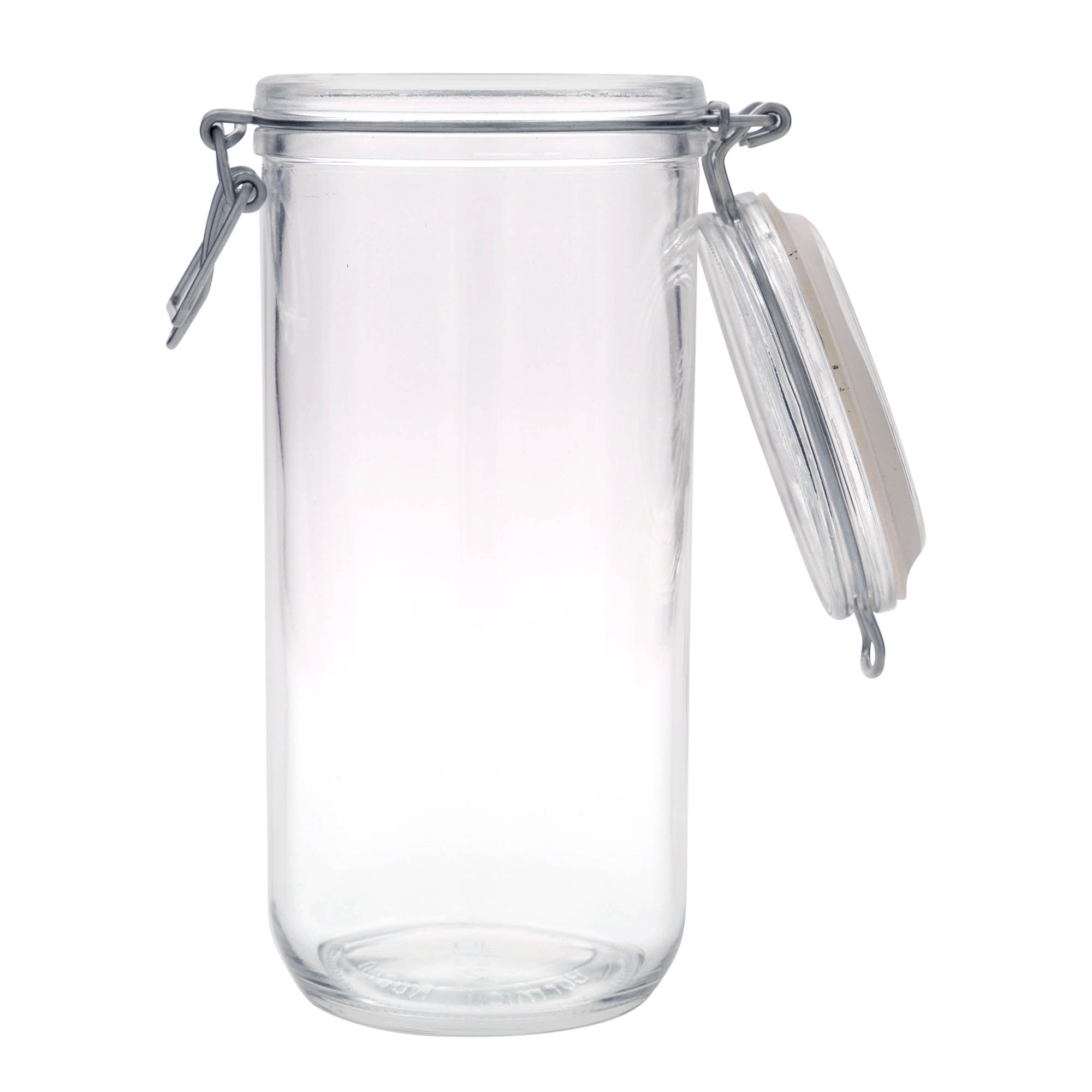 1.000 ml vielos užsegimo stiklainis „Fido“, anga: vielos užsegimas