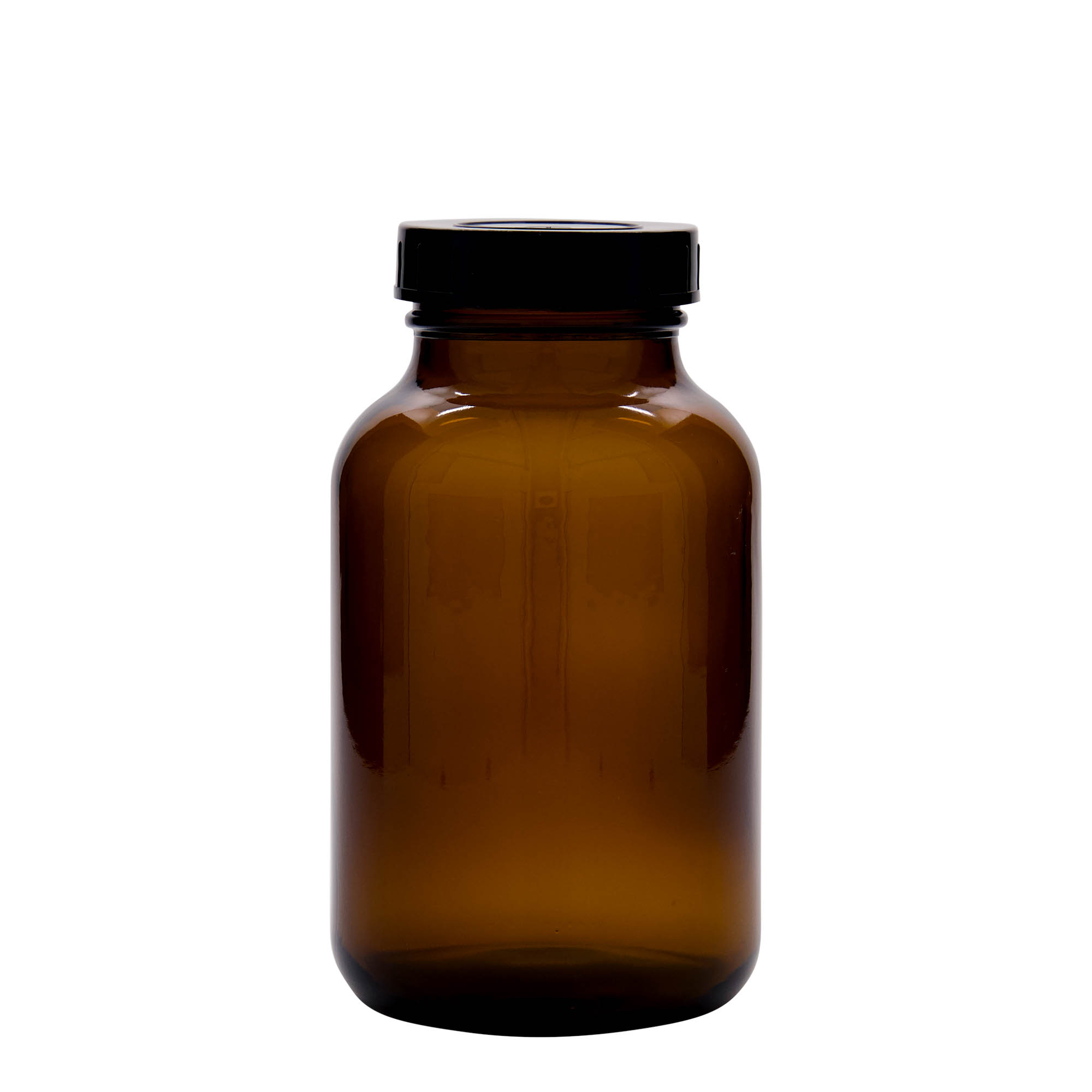 1.000 ml plačiakaklis stiklainis, rudas, anga: DIN 68 1.000 ml plačiakaklis stiklainis, rudas, anga: DIN 68