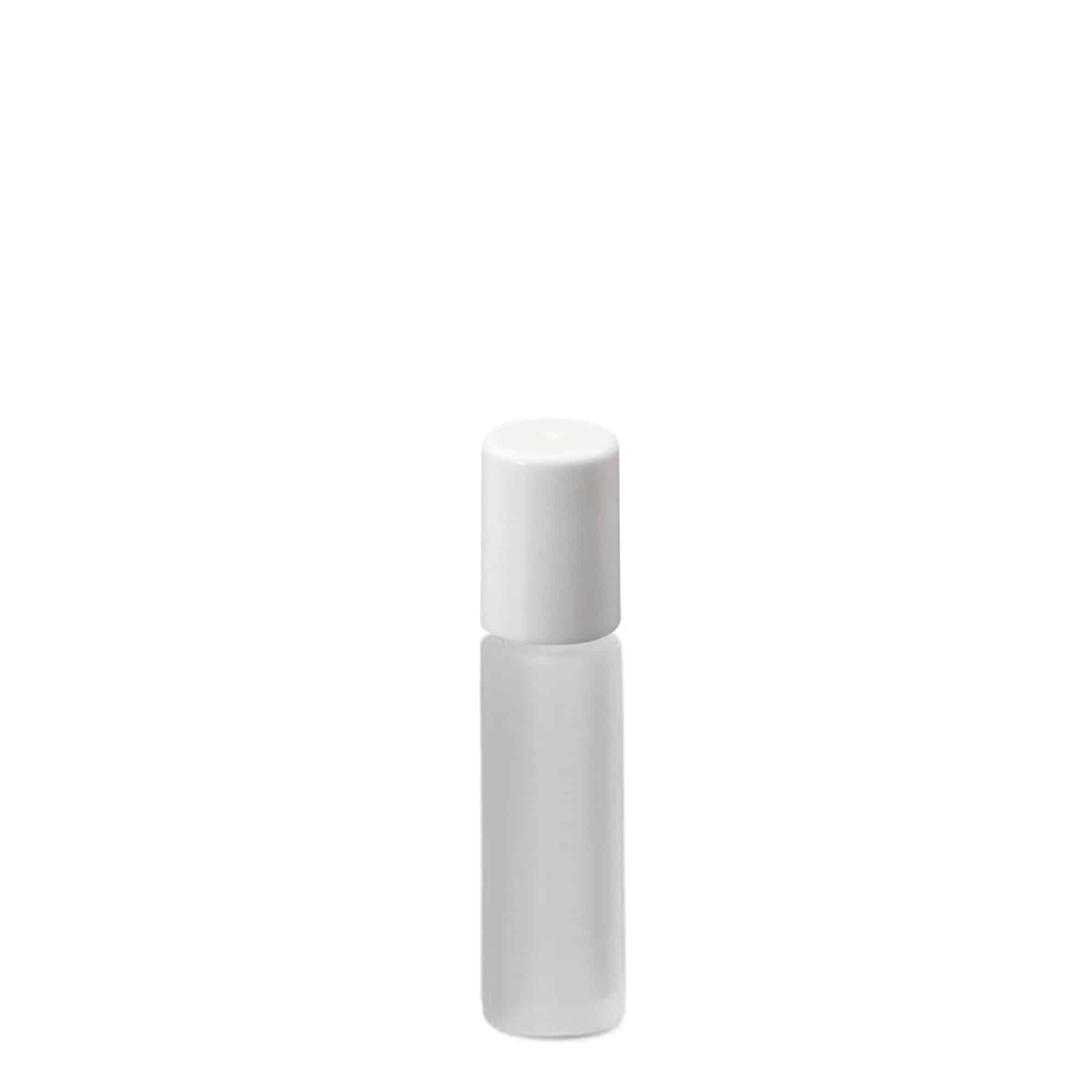 10 ml rutulinis buteliukas, stiklas, matinė, anga: sraigtinis kamštis