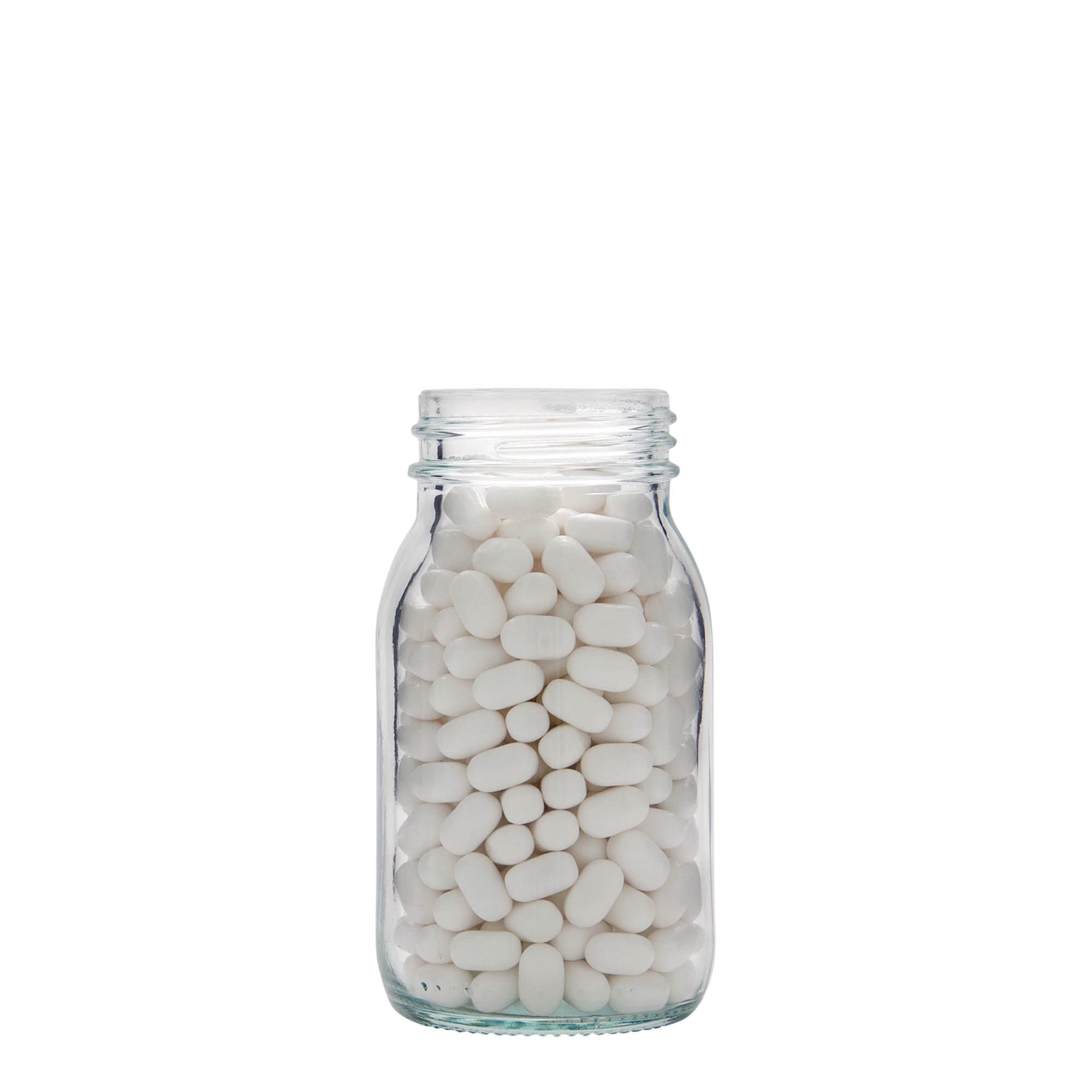 150 ml plačiaangis stiklainis, anga: DIN 45 150 ml plačiaangis stiklainis, anga: DIN 45