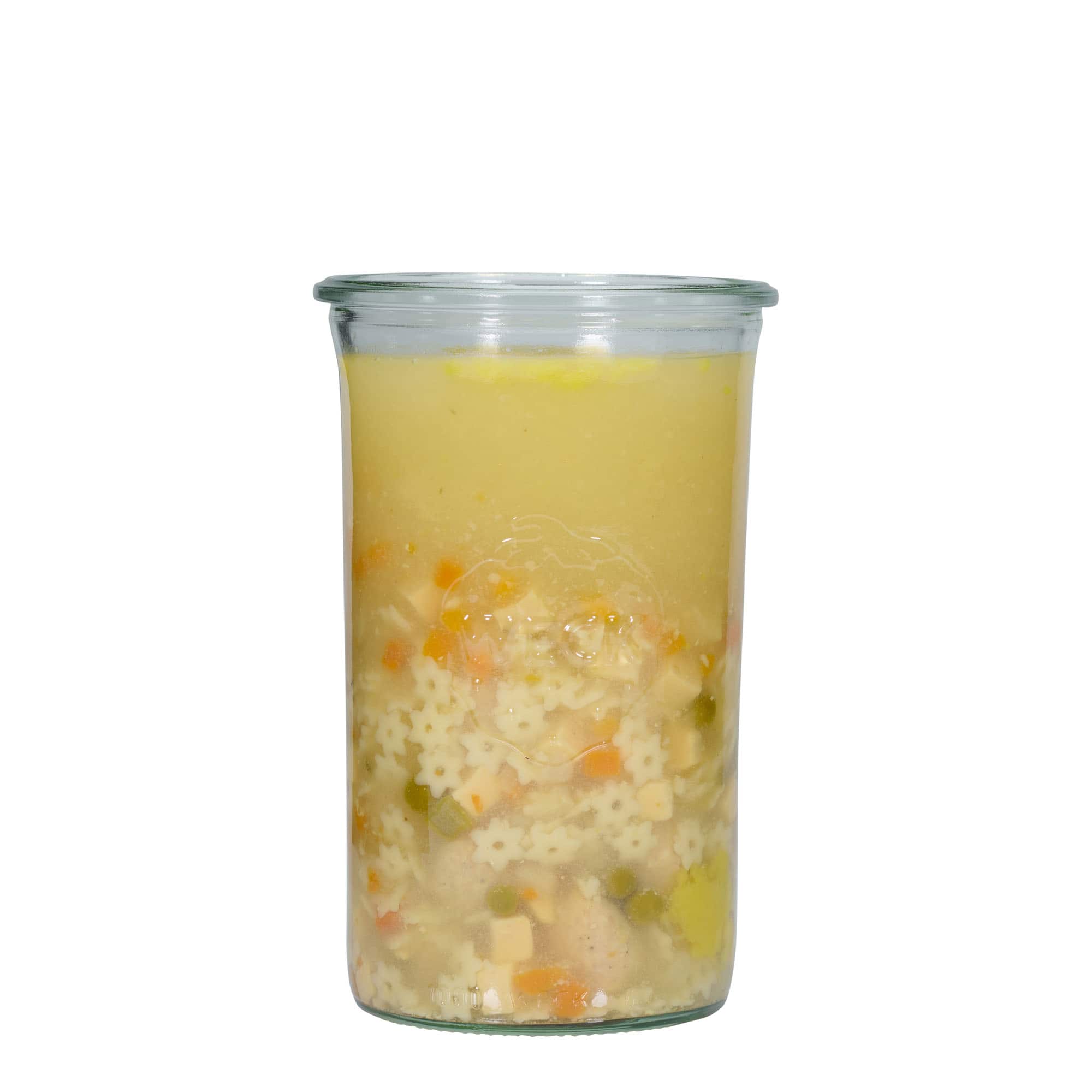 1.000 ml WECK apverčiamas stiklainis #, burna: apvali kraštinė