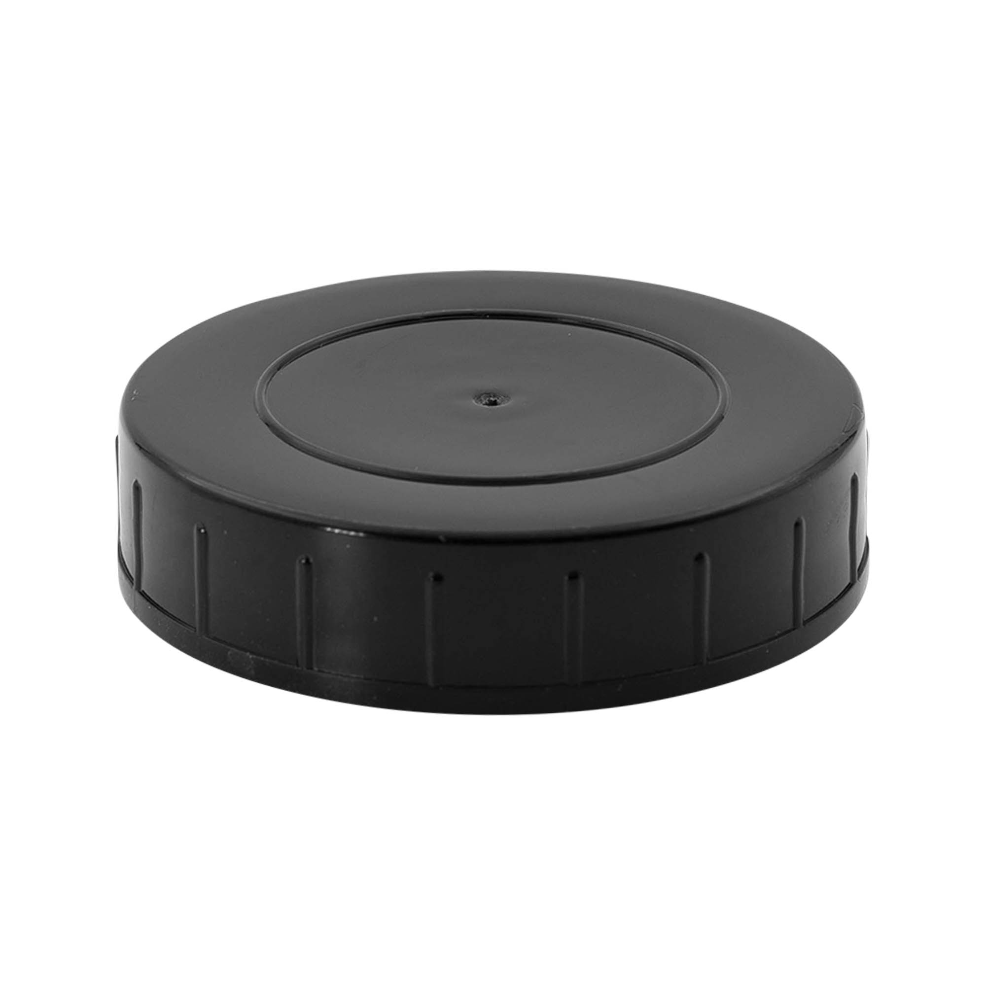 Varžtinis uždarymas, PP plastikas, juodas, skirta angai: DIN 68