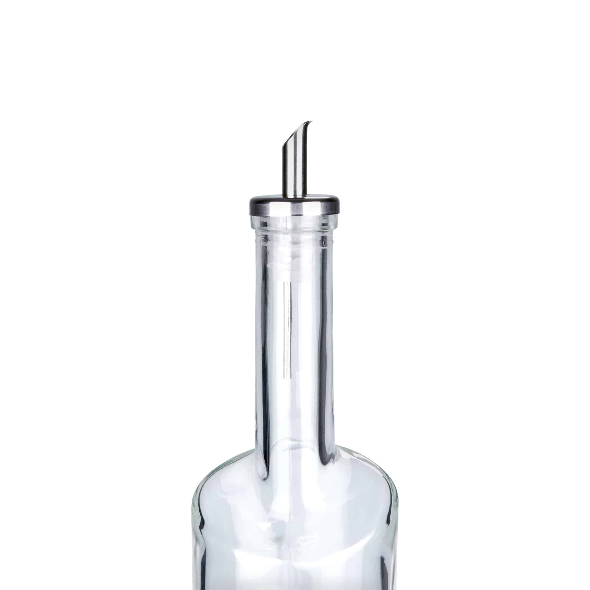 Išpilstymo antgalis Inox aliejui, nerūdijantis plienas, sidabrinės spalvos